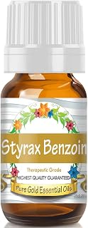 Pure Gold Essential Oils - Styrax Benzoin Essential Oil - 0.33 Fluid Ounces
