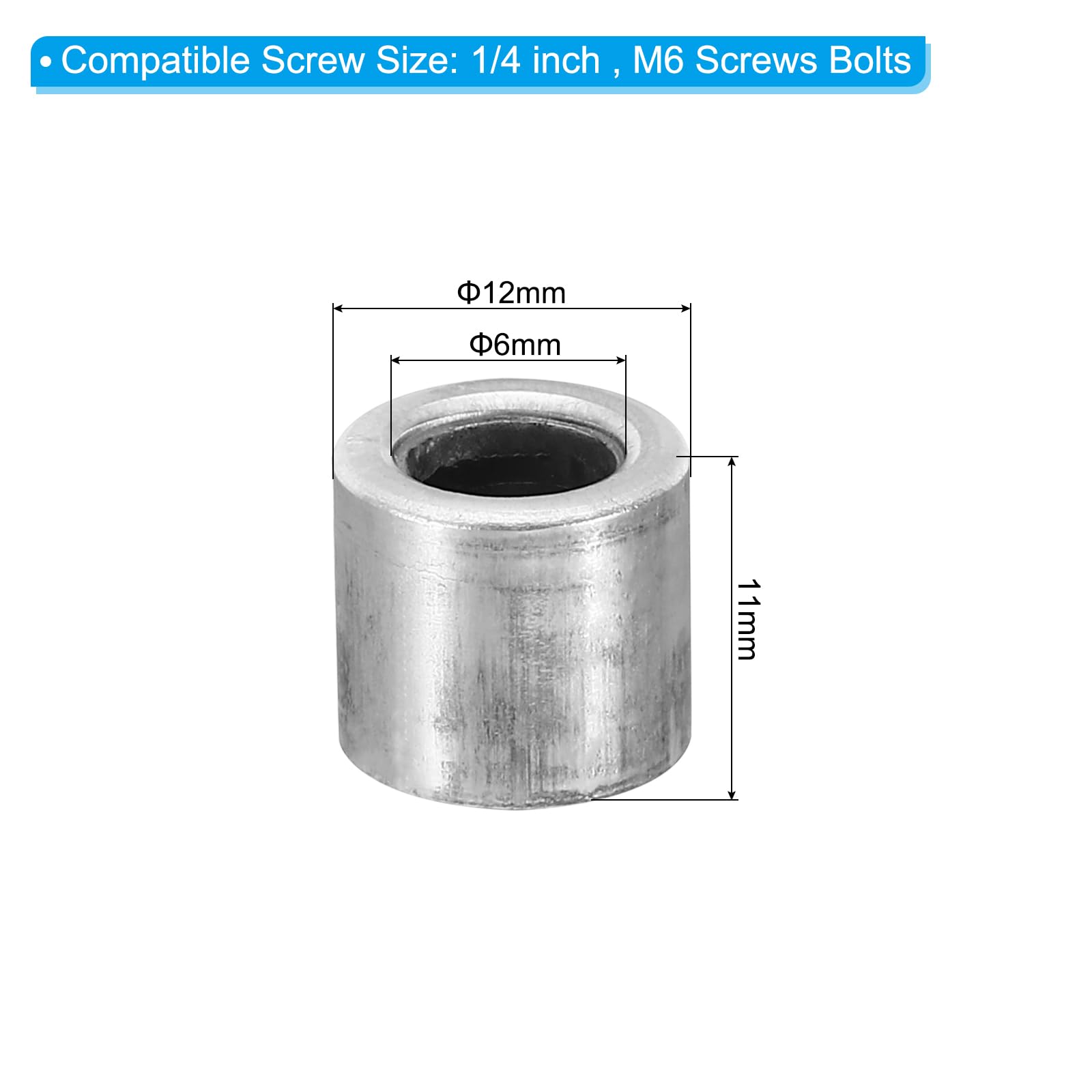 PATIKIL M6 Steel Spacers - Image 2