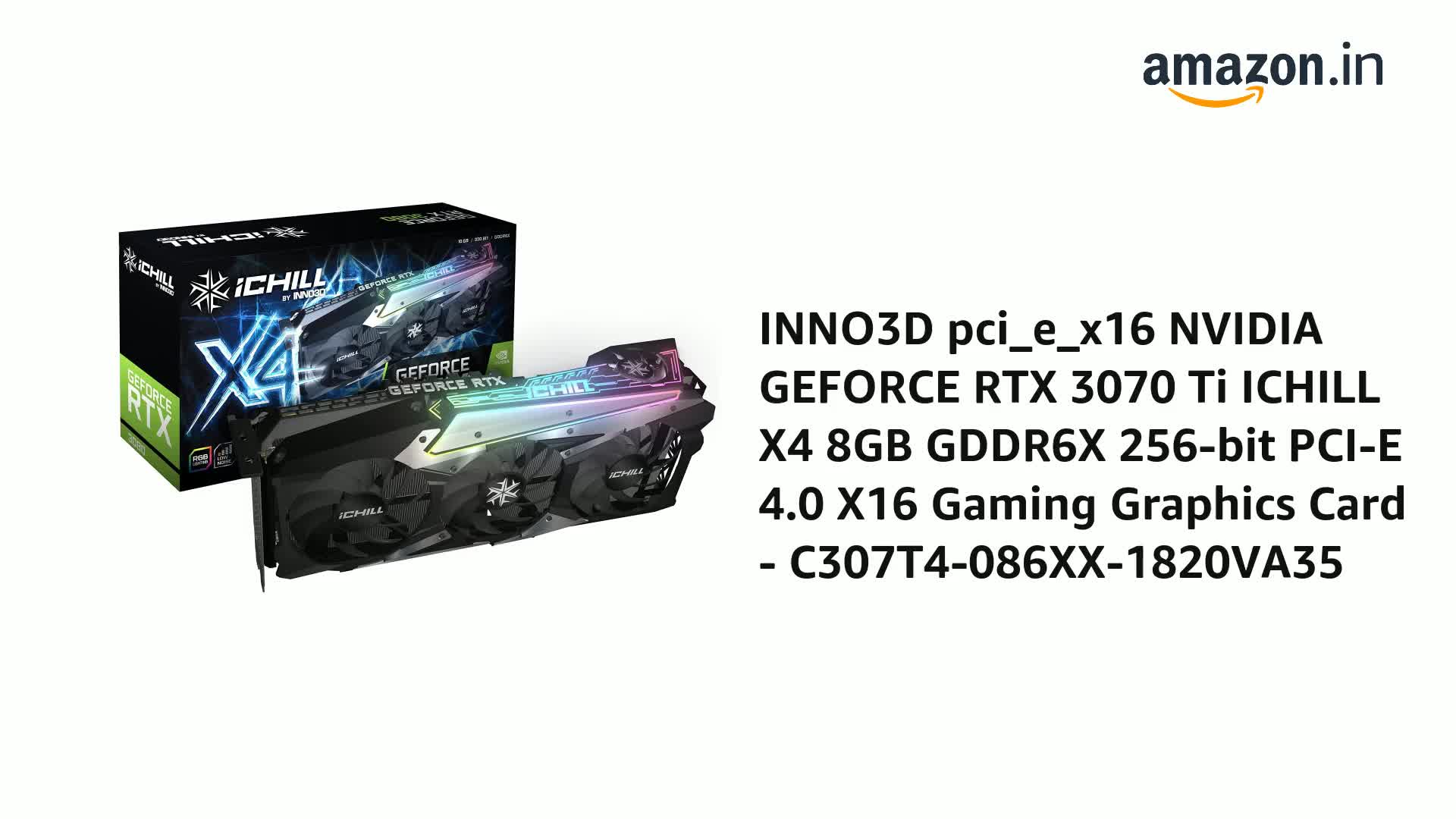 Amazon.in: Buy INNO3D pci_e_x16 NVIDIA GEFORCE RTX 3070 Ti ICHILL