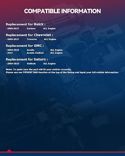Miniatura 4 de KAX FG1371 - Conjunto de bomba de combustible compatible con Traverse 2009-2017, Acadia 2009-2016, Enclave 2009-2017, Acadia Limited 2017-2017,
