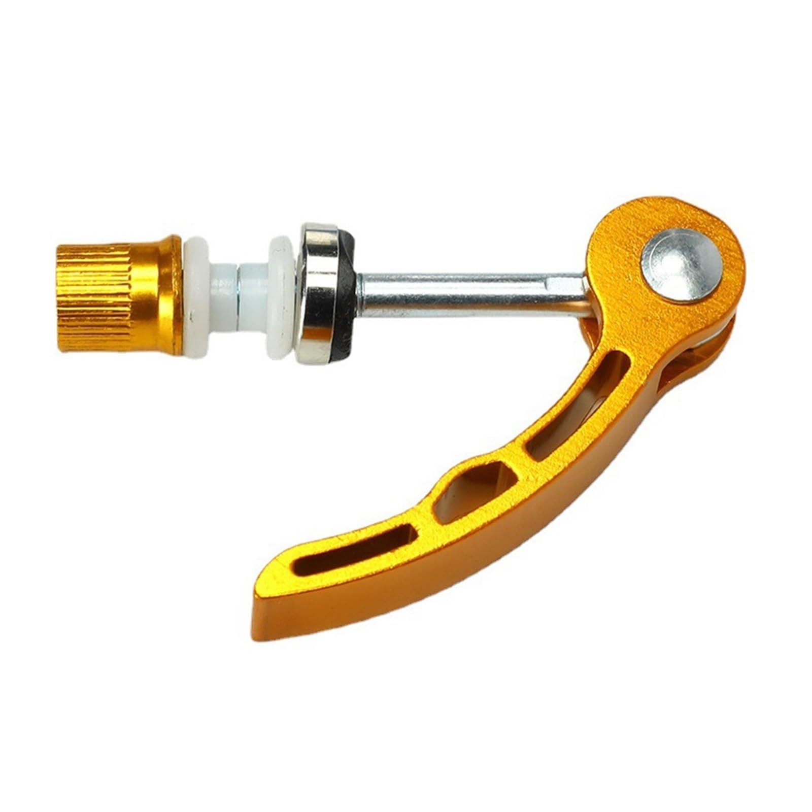 BPABDEITR Bike seat quick release lever, Bicycle Seat Quick Release Clamp Skewer Bolt M6x 45-50mm Multicolor(Onecolor,M6x50mm)
