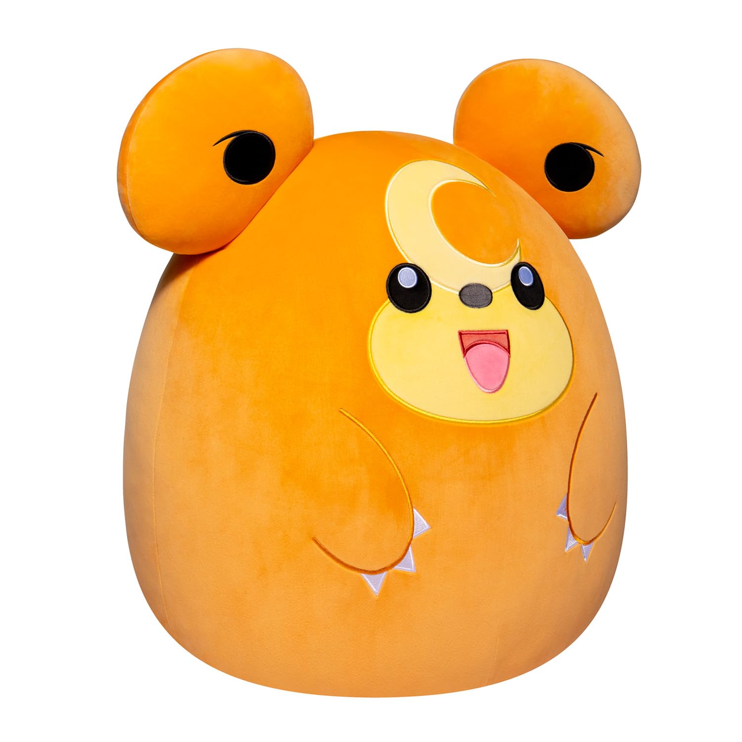 Pokémon Bandai Peluche Squishmallows 50 cm - Teddiursa - Grande peluche ultra morbido - Licenza ufficiale gigante peluche Teddiursa - JWS00051