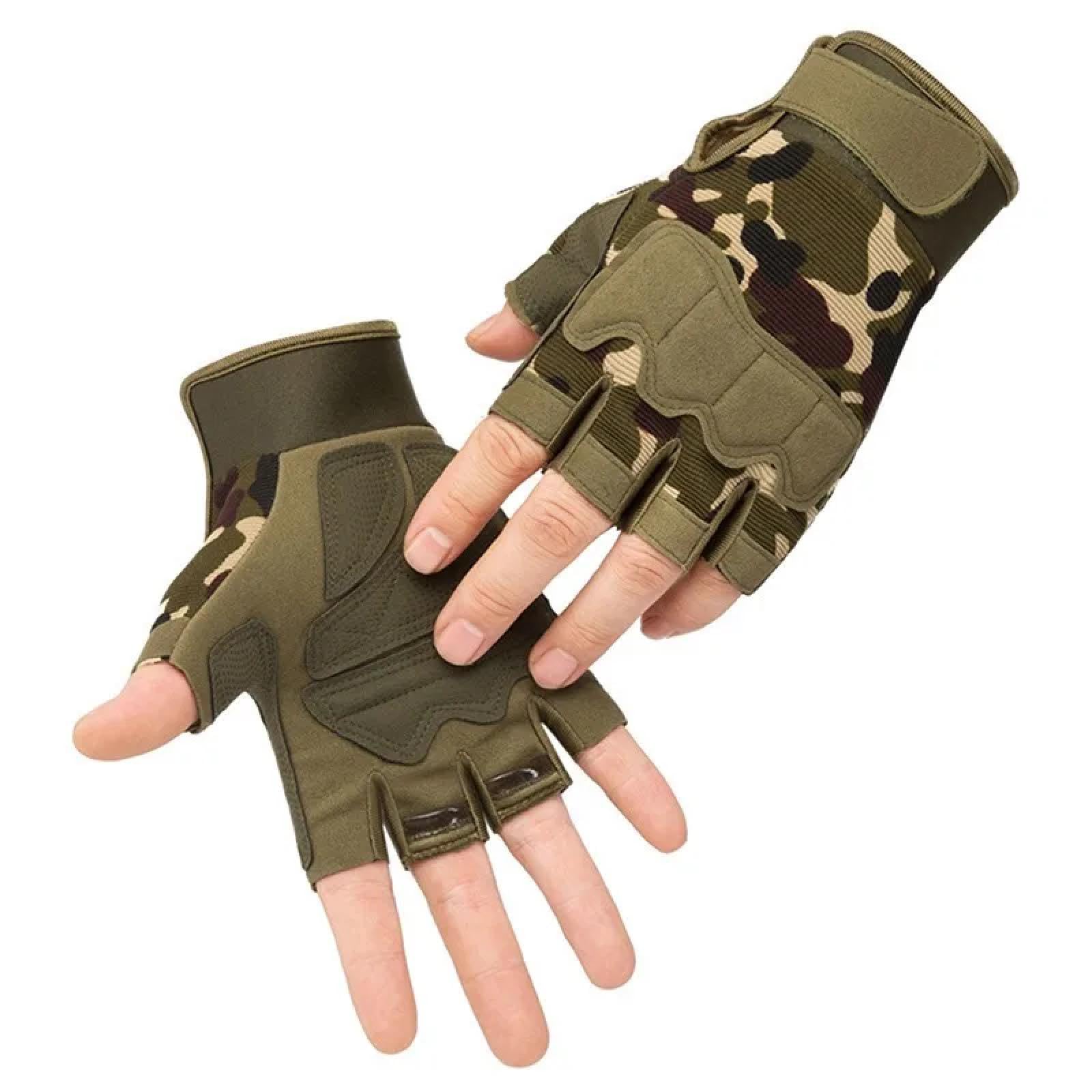 SiVaji Guantes Invierno Hombre Mujere Gloves Hombres Mujeres Deporte Al Aire Libre Fitness Medio Dedo Bicicleta Guantes De Ciclismo