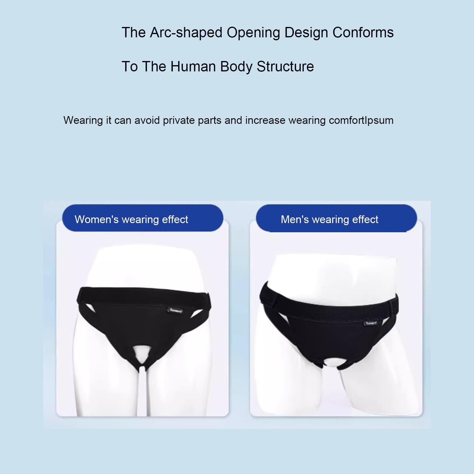 Cinture for Ernia da Uomo Ombelicale, Cintura di Supporto Addominale, Ernia Inguinale, Fascia Elastica Regolabile, Allevia Il Disagio Dell'ernia(Black,Medium)