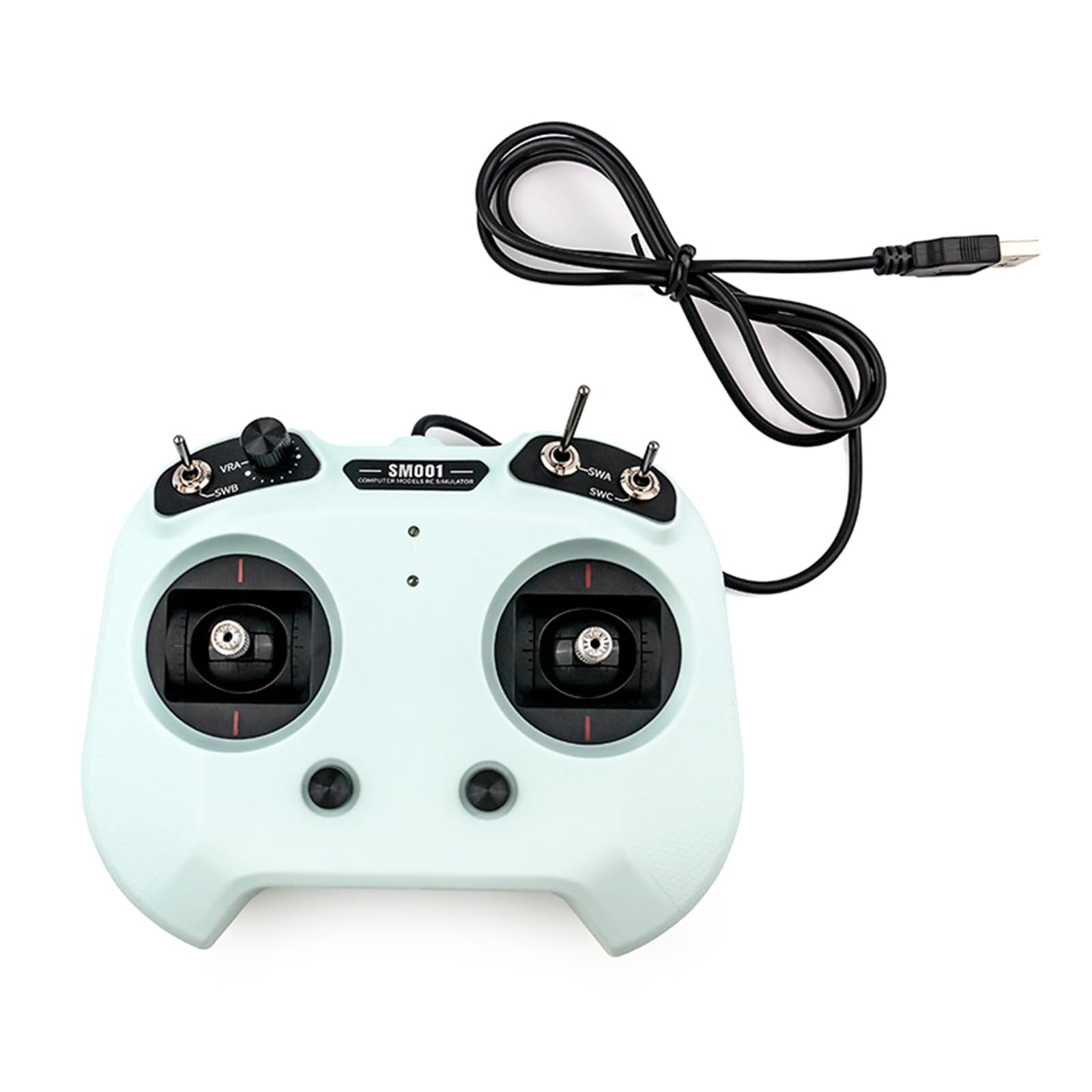 SM001 Simulador de 8 canales, modelo de avión, control remoto, compatible con software de simulación de vuelo múltiple, amantes del vuelo