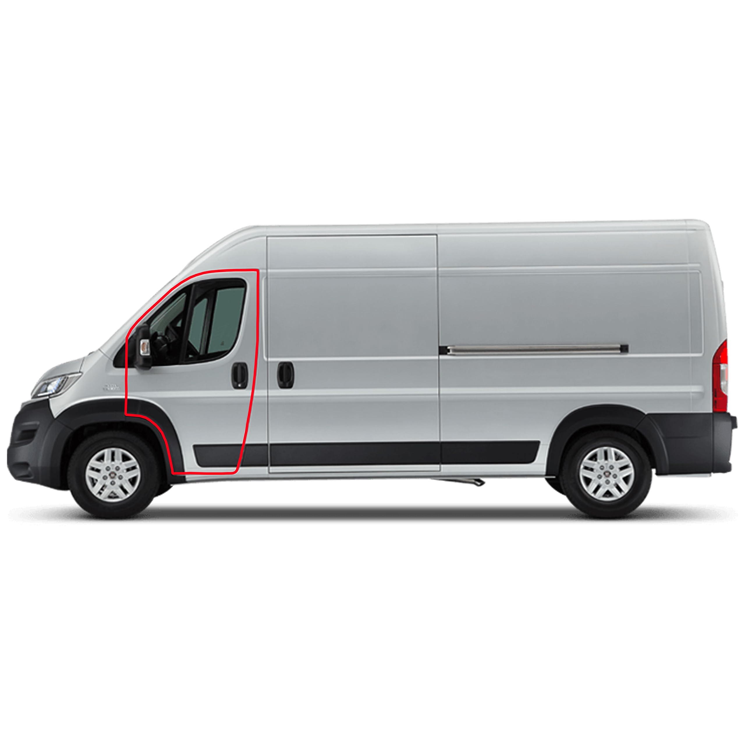 INLY 2-częściowa uszczelka do drzwi, ochrona krawędzi, gumowa uszczelka kompatybilna z Ducato Boxer Jumper (2007-2017) 9023VZ 1336874080 1342567080 1343941080 1348439080 1348439080 1361696080 0 0