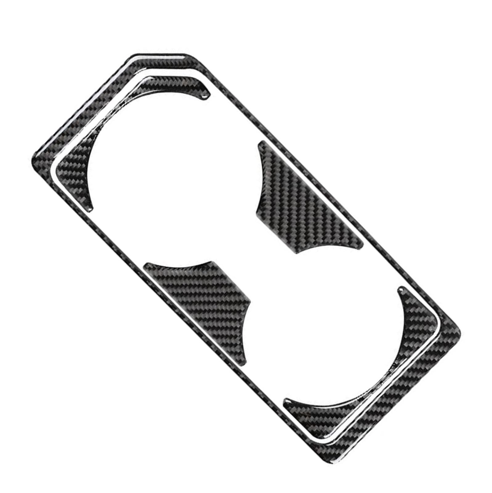 Car Interior Mouldings Car Central Water Cup Holder Frame Interior Stickers Trim Decor Cover for Ford F150 for Raptor 2016-2020
