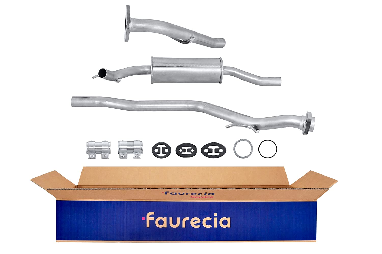 HELLA 8LC 366 024-301 Mittelschalldämpfer - Easy2Fit Kit - mitte