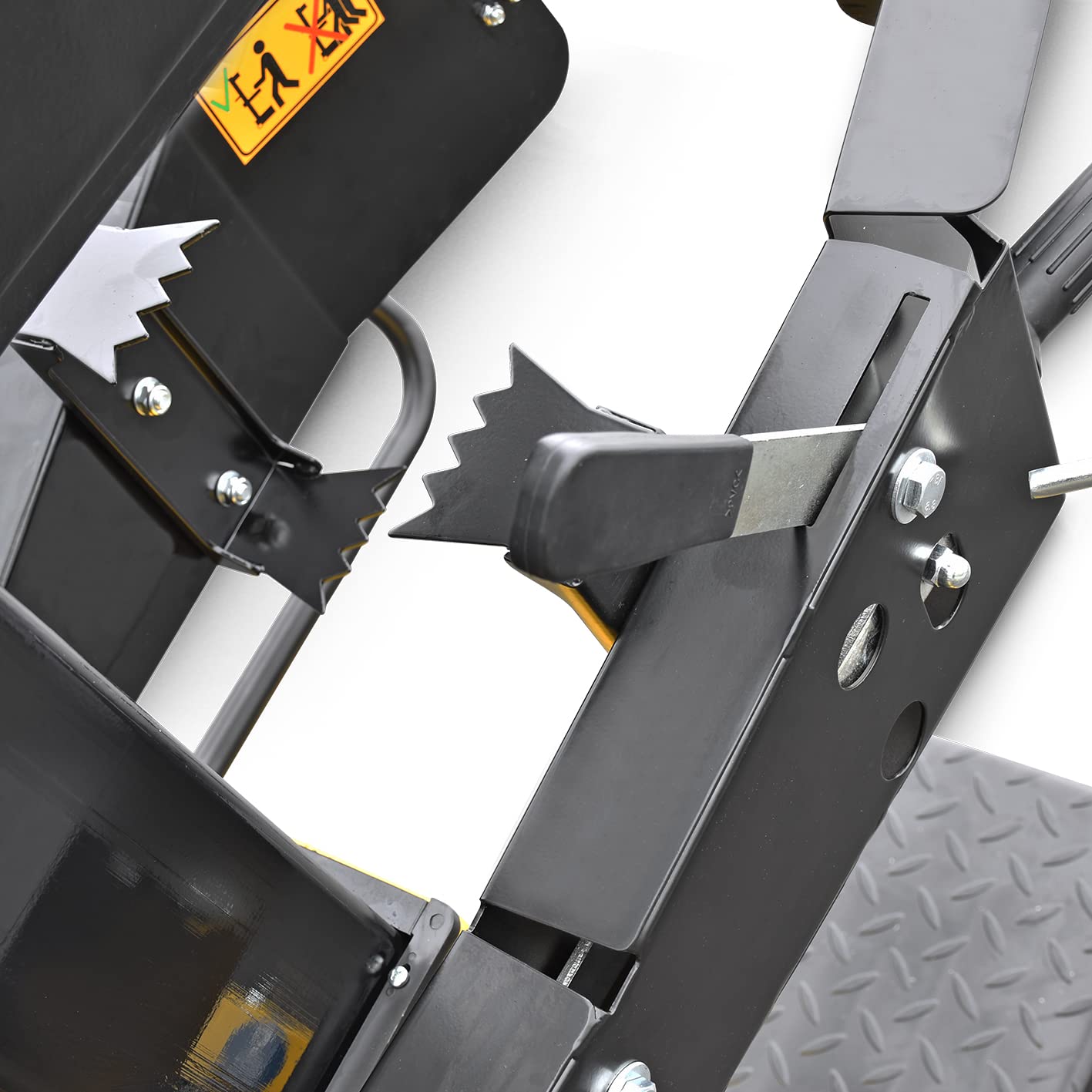 BAMATO HO-12PRO Holzspalter mit Elektroantrieb | 12 Tonnen Spaltkraft | patentierter Spalttechnik | Vario Spalt System | Schwenkbarer Spalttisch | Spalter für Kurz- & Langholz