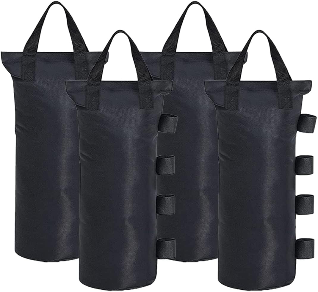 CACTIYE 6 Sacs Lestage Tente Pop-up Sable 19x50cm Noir - Pieds Auvent