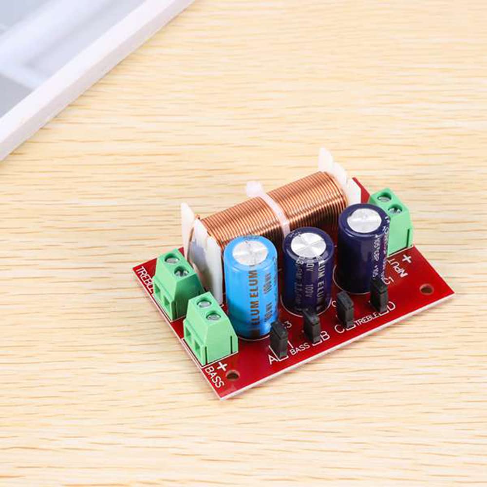 400 W, frequenza altoparlante morbida, 2 , alta bassa, 4-16 Ohm, divisore per altoparlanti