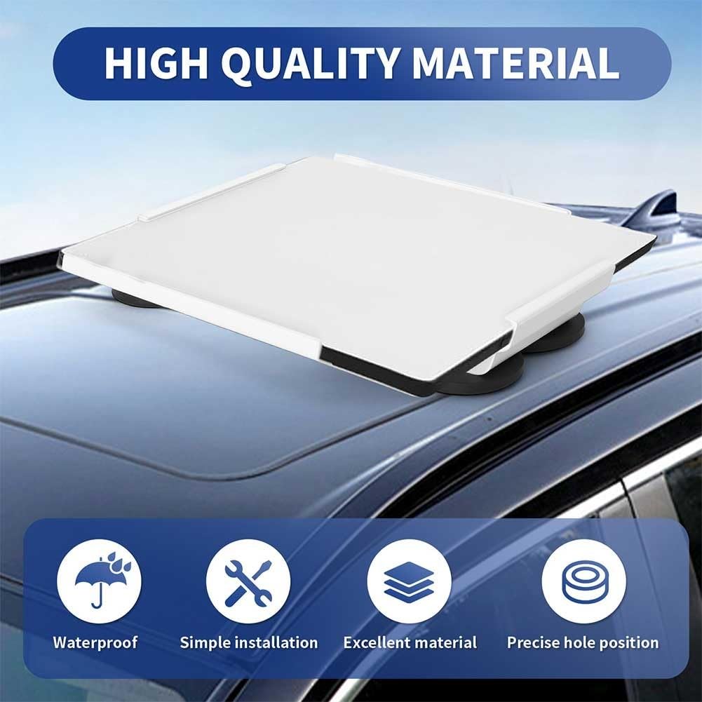 Kits de montaje magnético para techo de coche para Starlink para mini, soportes de vehículo con ventosa de metal con asas, soporte seguro portátil para viajes, color blanco