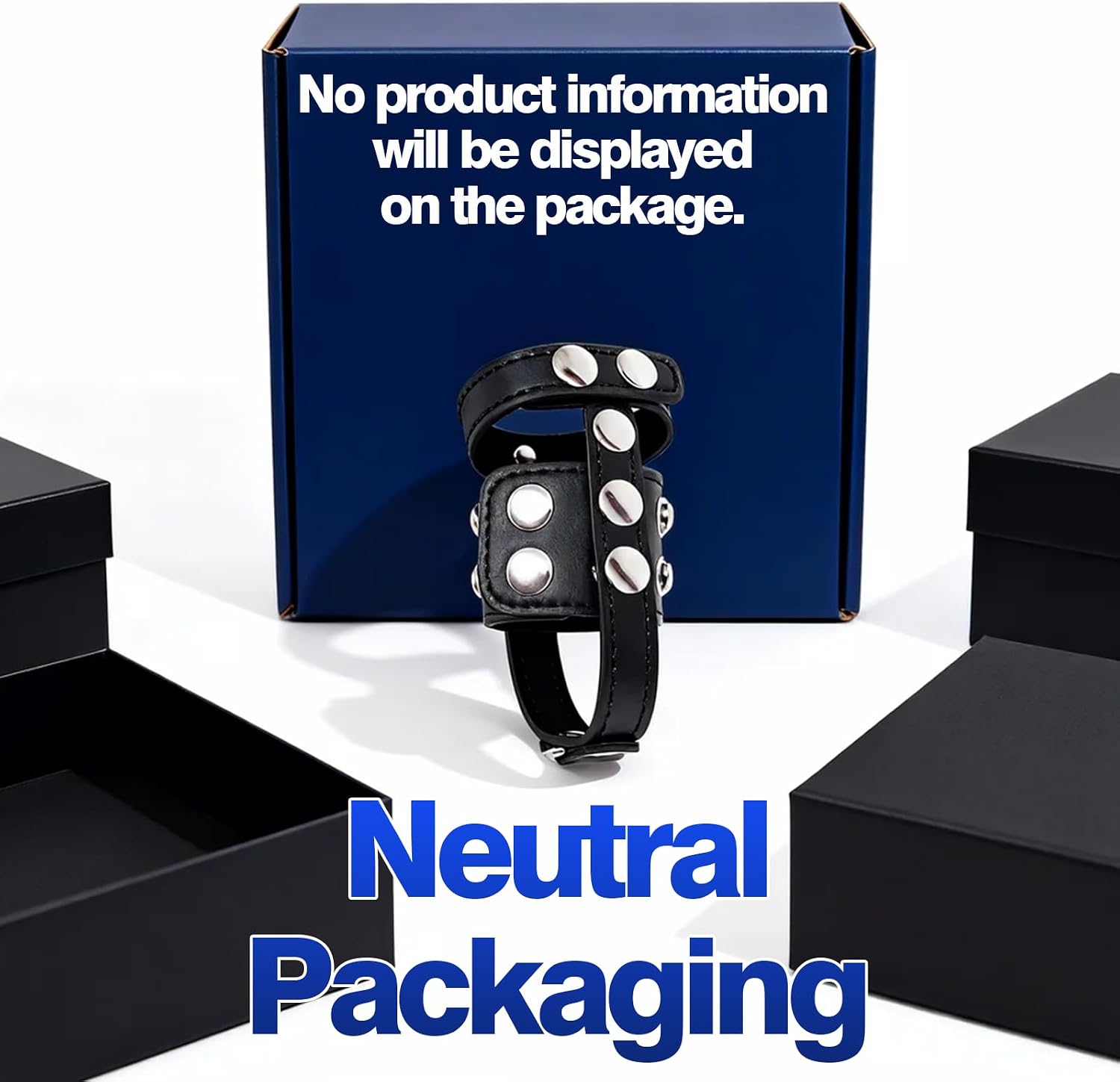 Adjustable Leather Cock Ring Testicle Toys Male Chastity Strap BDSM Toys | Adjustable leather chastity cock cage. Provides a secure fit for testicle restraint BDSM CBT. Easy to put on and take off.