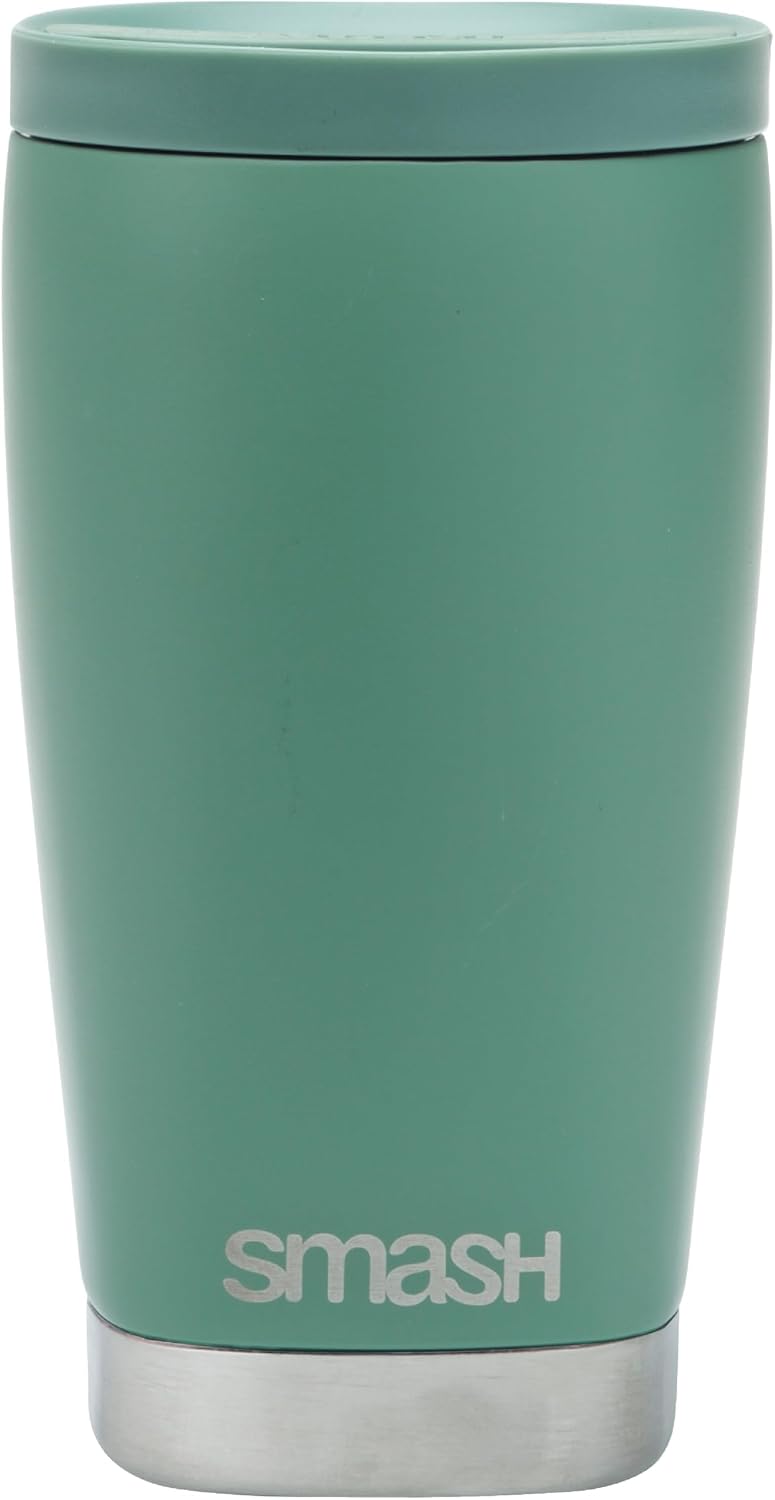Smash Stainless Steel Twist & Lock Travel Coffee Mug 350ml/ 12 fl oz Sage