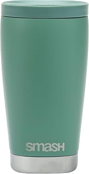Smash Stainless Steel Twist & Lock Travel Coffee Mug 350ml/ 12 fl oz Sage