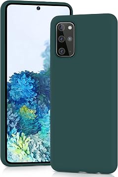 YATWIN Silicone Case for the Samsung Galaxy S20 Plus Soft Touch Shockproof Dustproof Full Body Protective Case Green