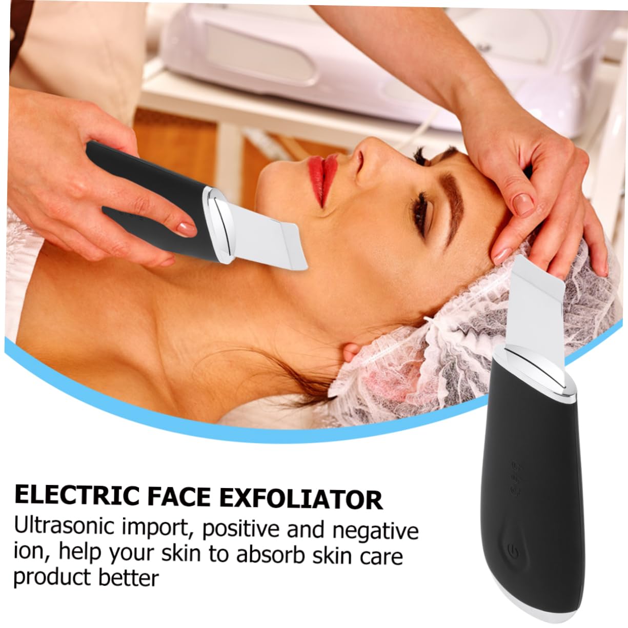 Cepillo Facial Eléctrico de Limpieza Facial Negro 500mah