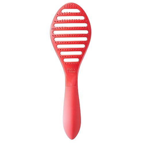 Hair Vibes - Discreet 2-in-1 Vibrator and Hairbrush - Wet or Dry Hairbrush with Body-Safe Silicone Handle/Vibrator, Fully Waterproof, USB Rechargeable, 12 Vibration Modes, Travel-Friendly.