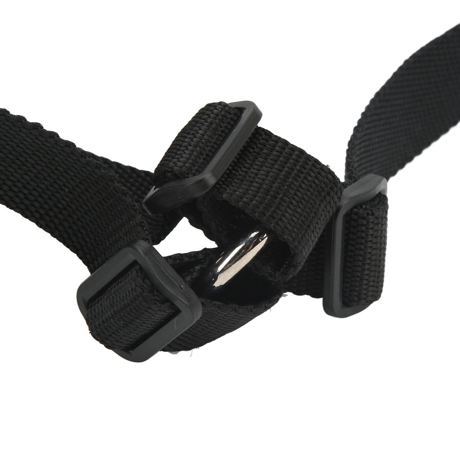 HERCHR Muselières pour Chevaux, 63 cm, protège-Bouche, muserolle, Supports de Bouche avec Grands Trous, Sangle réglable Anti-Morsure pour mangeoires équestres