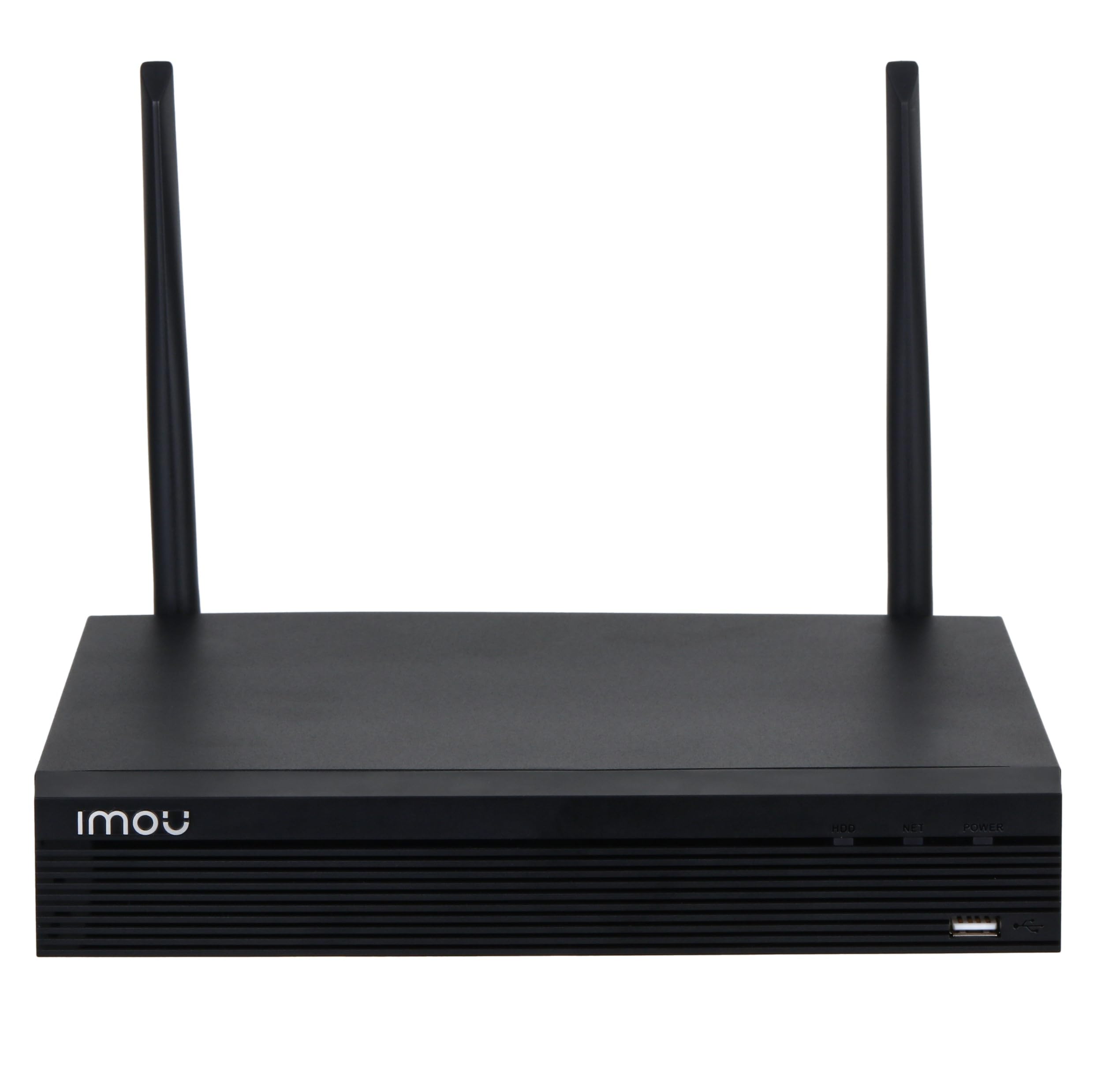 IMOU NVR 8 canali Wi-Fi. Registratore Continuo con predisposizione HDD Fino a 8Tb. Uscita Video HDMI e VGA. H.265. Portata Wi-Fi Fino a 100mt in Campo Aperto. WiFi 2x2 Mimo.
