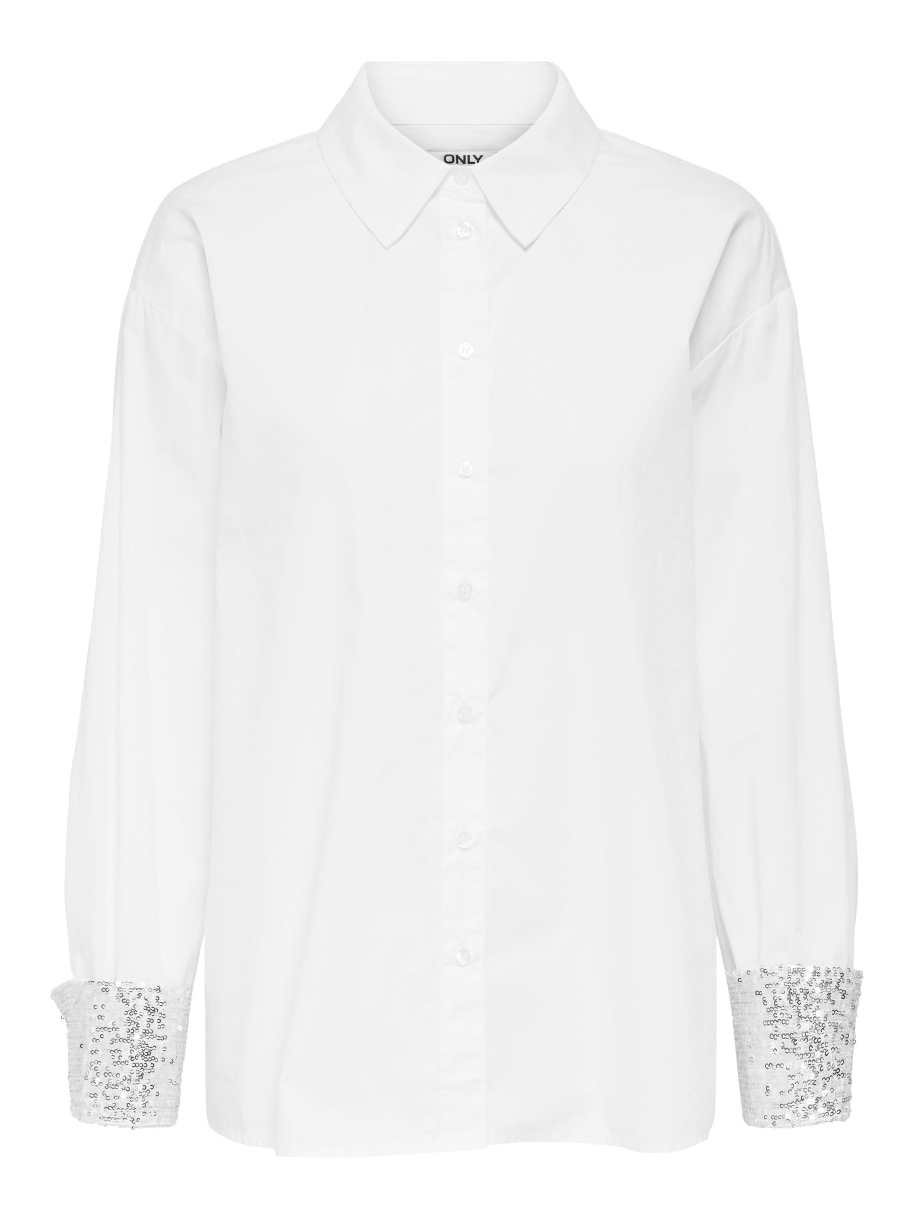 ONLY Onlpanama LS Sequines Mix Shirt Wvn Onlpanama LS Sequines Mix Shirt Wvn Donna (Pacco da 1)