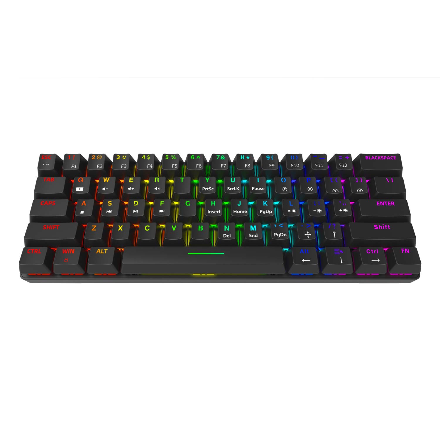 Amazon.com: KPREPUBLIC Smart Duck XS61 PRO 60% Mechanical Keyboard