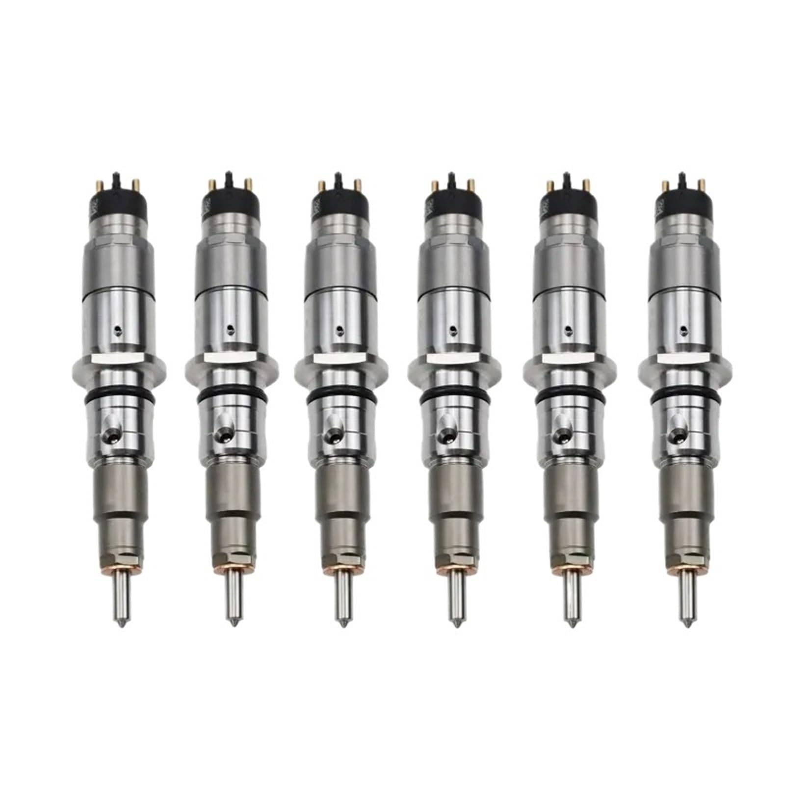 Yjcebgped One Color 6Pcs 0445120059 0445120231 Fuel Injector Set 6754-11-3011 For Qsb6.7 6D107 4D107 Engine Pc200-8 Pc220-8 Pc240-8