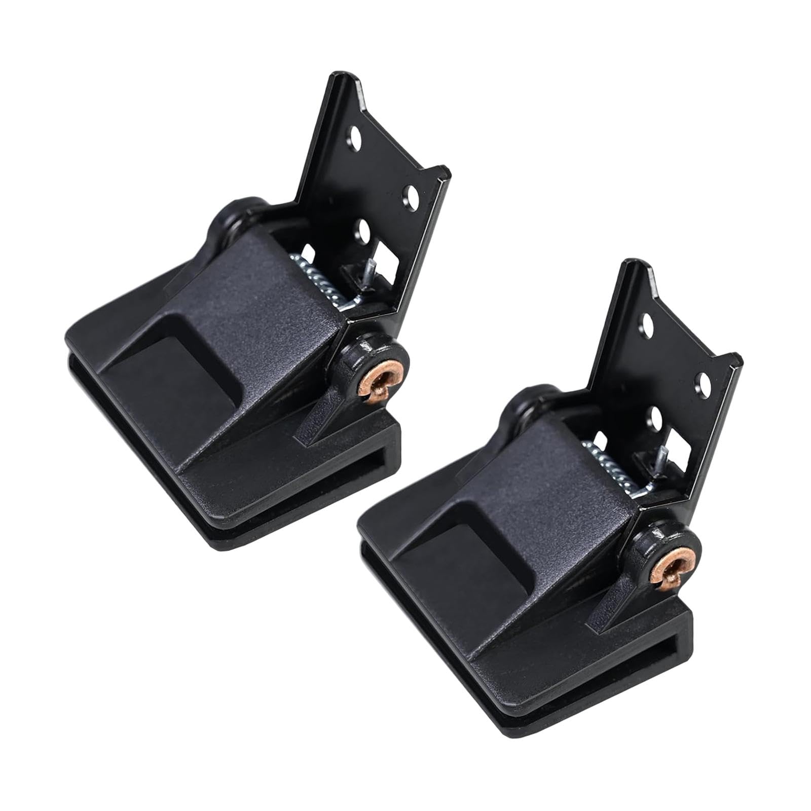 2 Stück Scharniere für Staubschutzhauben - Plattenspieler Zubehör, 4.3cm, Metall & Kunststoff - Passend für Verschiedene Vinyl-Schallplattenspieler