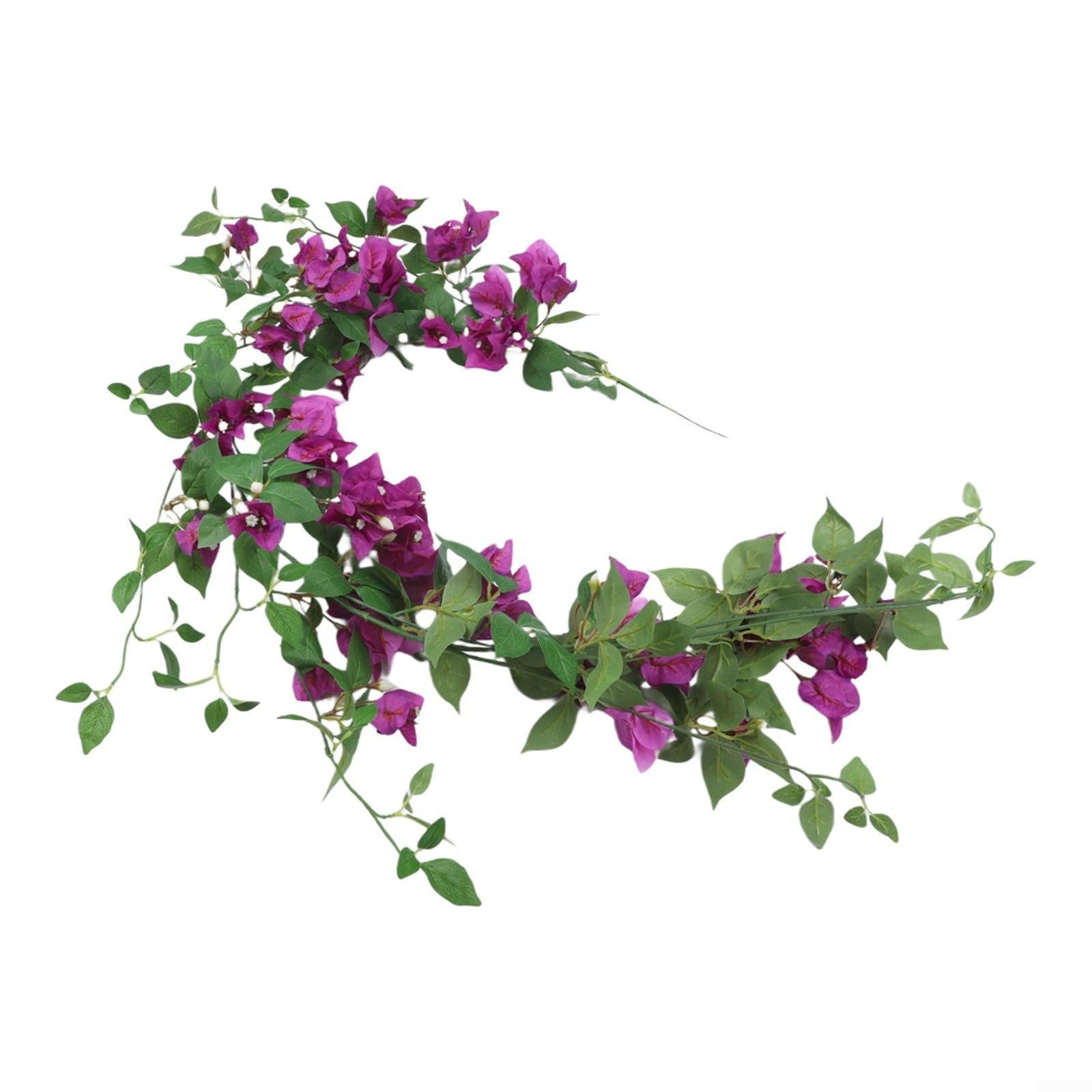 Bougainvillier artificiel violet rouge en soie 150 cm pour décorer votre jardin