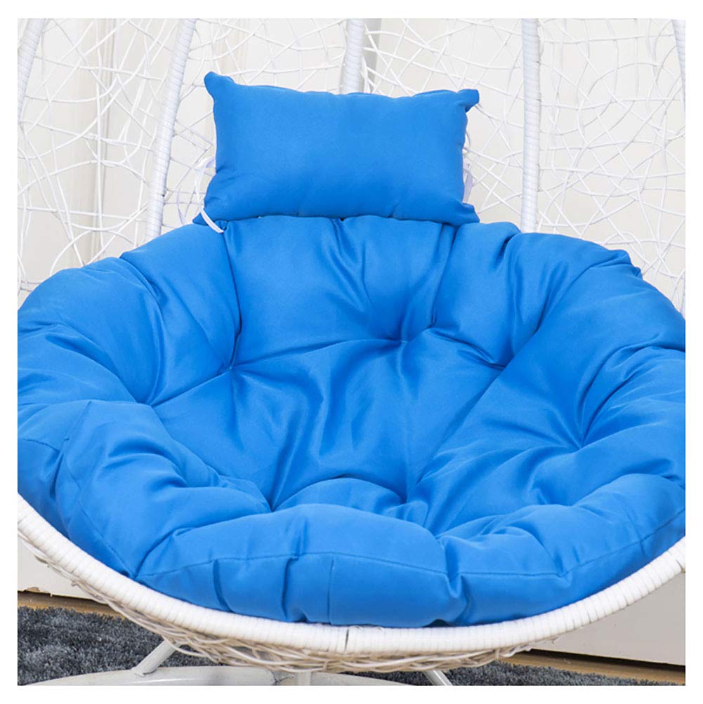 Coussin de chaise d'oeuf suspendu rotin housse amovible fauteuil pivotant