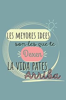 Les meyores idees... Cuaderno con frase en asturiano: Libretas con frase en asturiano. Tapa blanda, A5, Cuadricula, 100 pa...