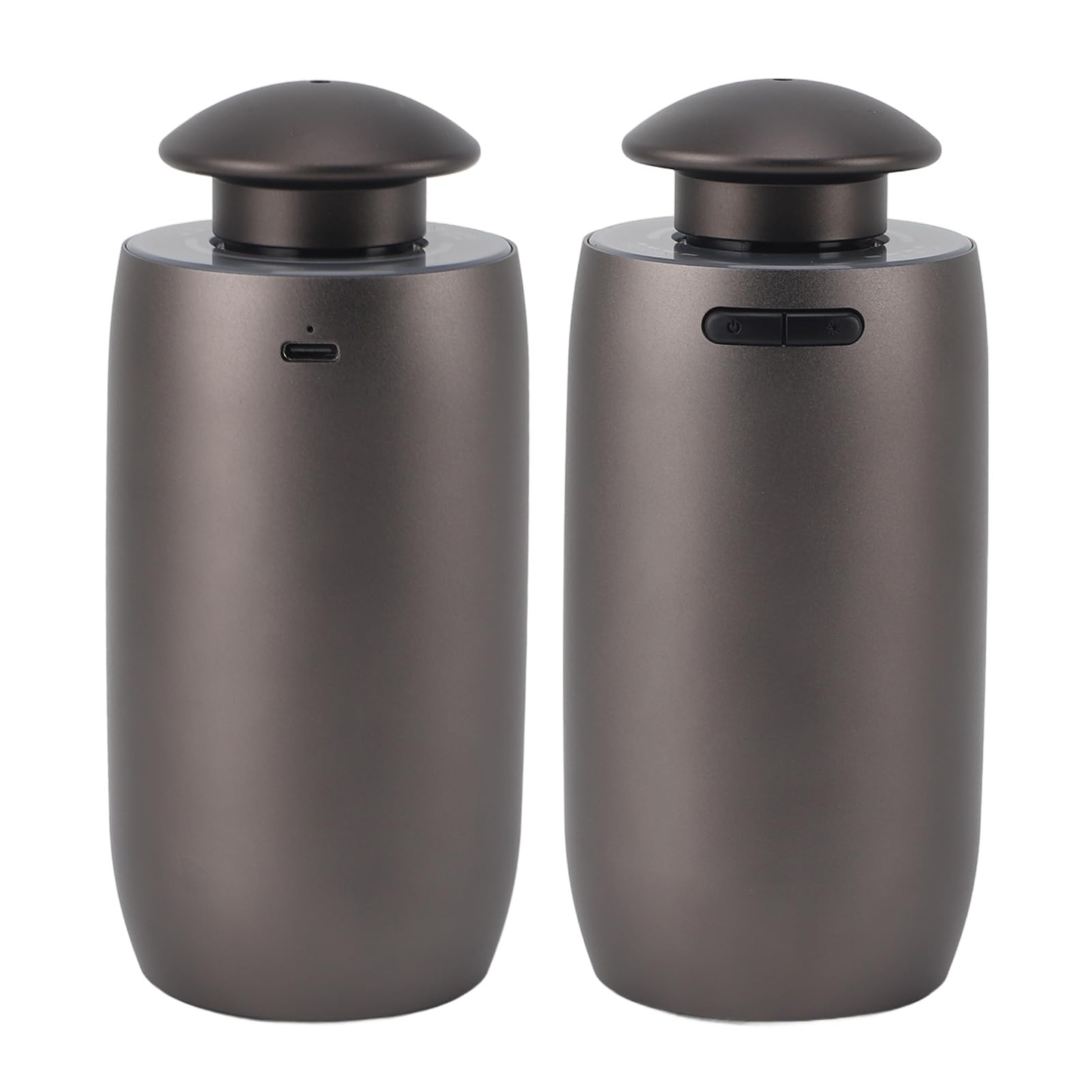 Asixxsix Difusor de, Difusor de Aceite Esencial para Coche USB, Negro Mate, con Calefacción Segura sin Llama, Diseño Compacto para Coche de Oficina en Casa