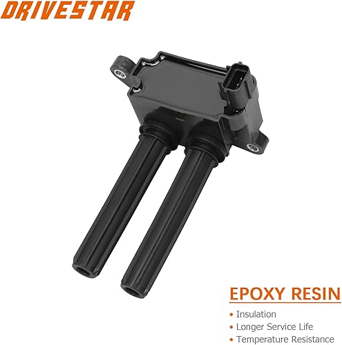 Miniatura 9 de DRIVESTAR Paquete de bobinas de encendido UF504 Bujías de iridio para Dodge Challenger Durango 2009-2019 Charger Magnum 2009-2020 para Chrysler 300