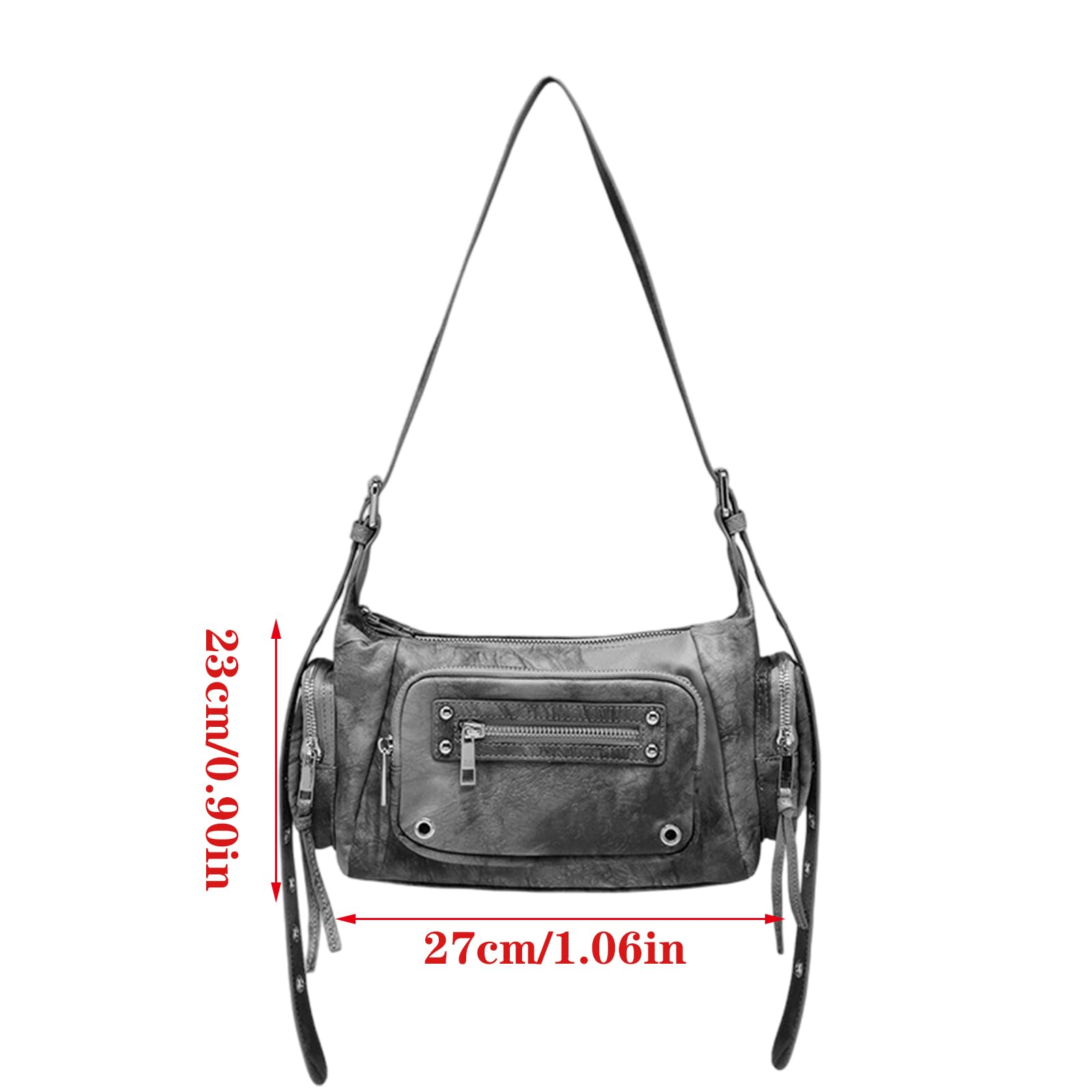 Borsa a tracolla da donna in pelle borse a tracolla borse multiple borse hobos borse con tracolla regolabile tasche multiple