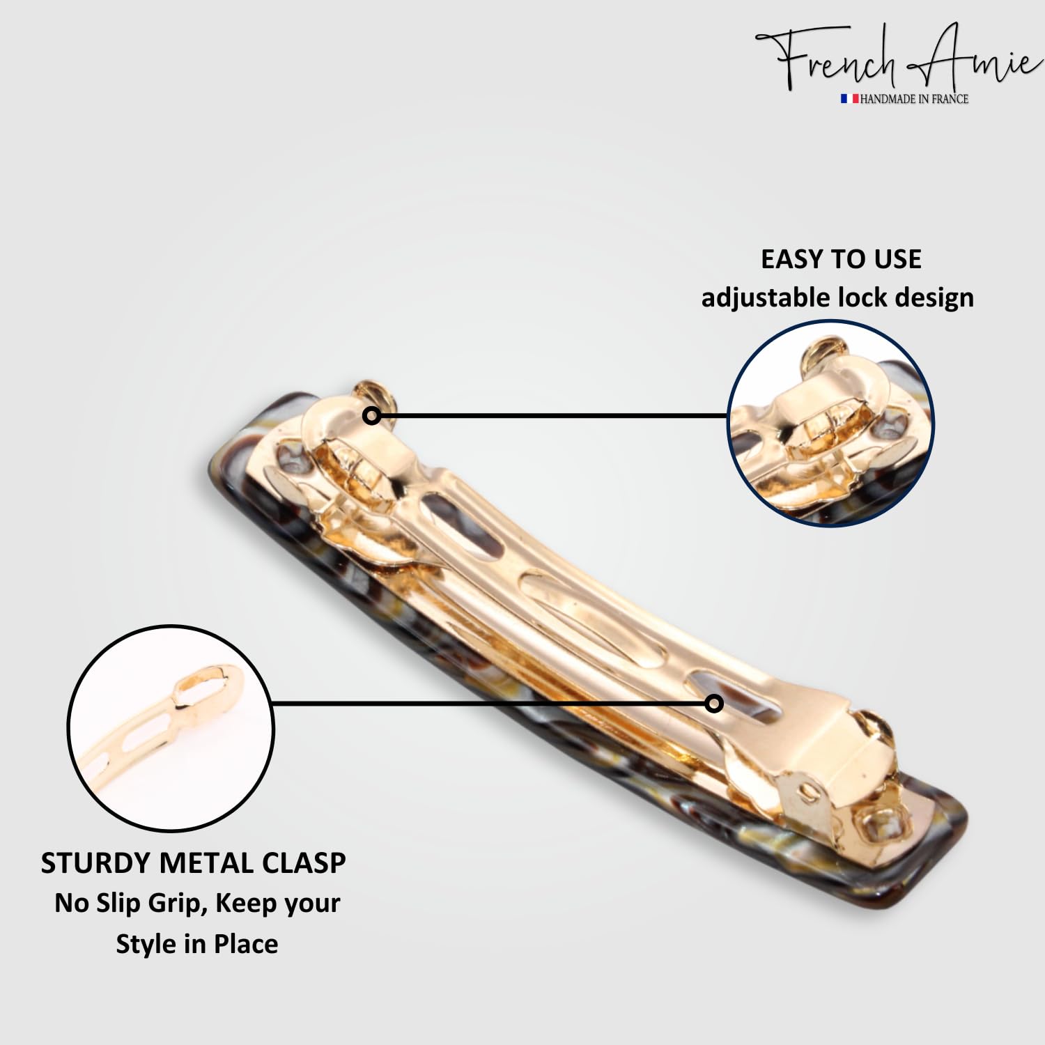 Amazon.com : French Amie Small 2 1/4 inch Celluloid Handmade  display picture 1