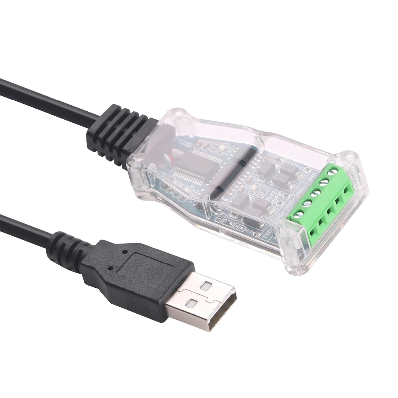 Câble adaptateur USB vers RS485 RS422 convertisseur isole avec LED de communication industrielle