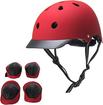 Amazon サギサカ Sagisaka 自転車 キッズヘルメット プロテクターセット付き サイズ 48 52cm サイズ調整可能なアジャスター付き 安全基準sg合格品 レッド 46921 サギサカ Sagisaka ヘルメット