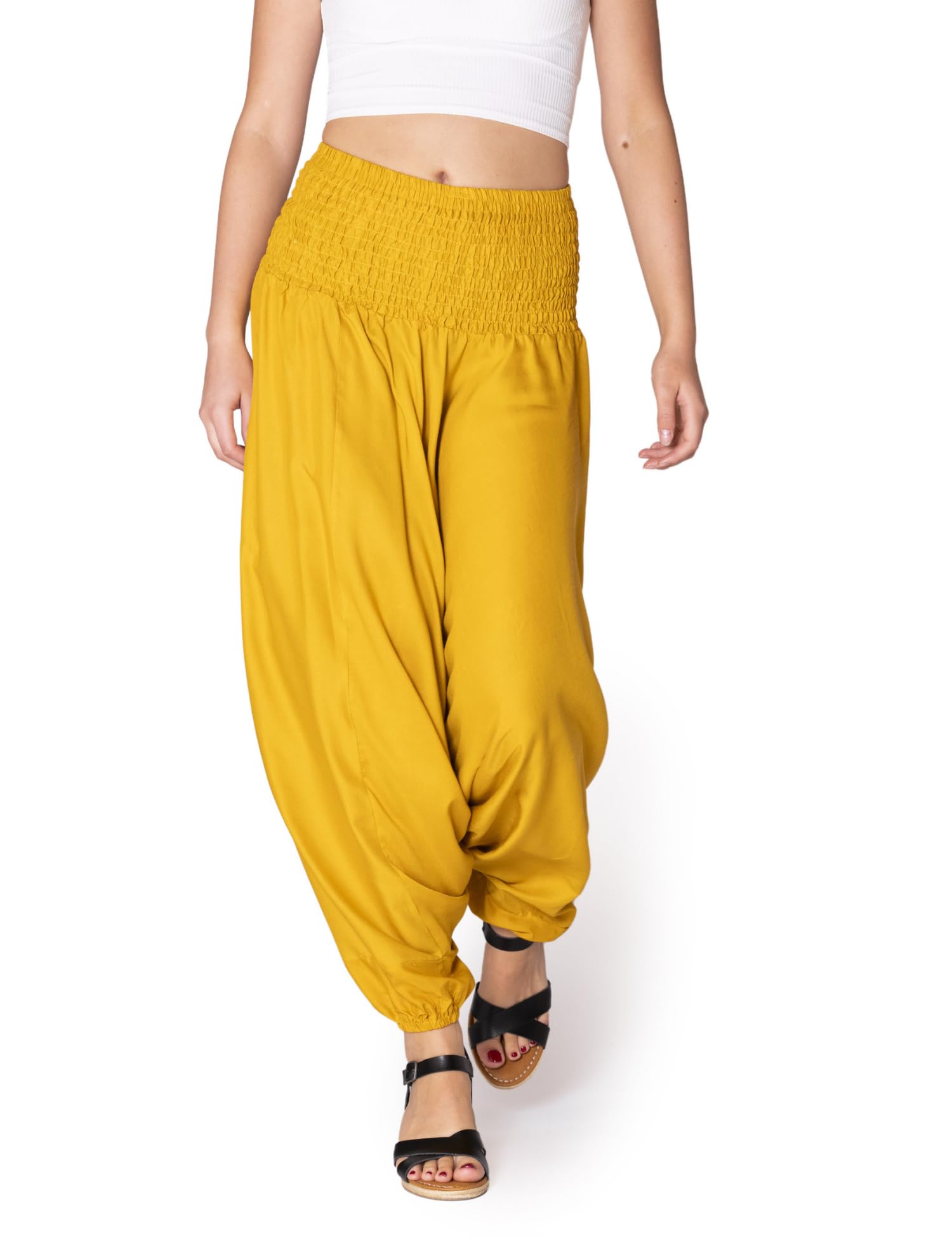 PANASIAM Aladin Pants Plain Gold XL