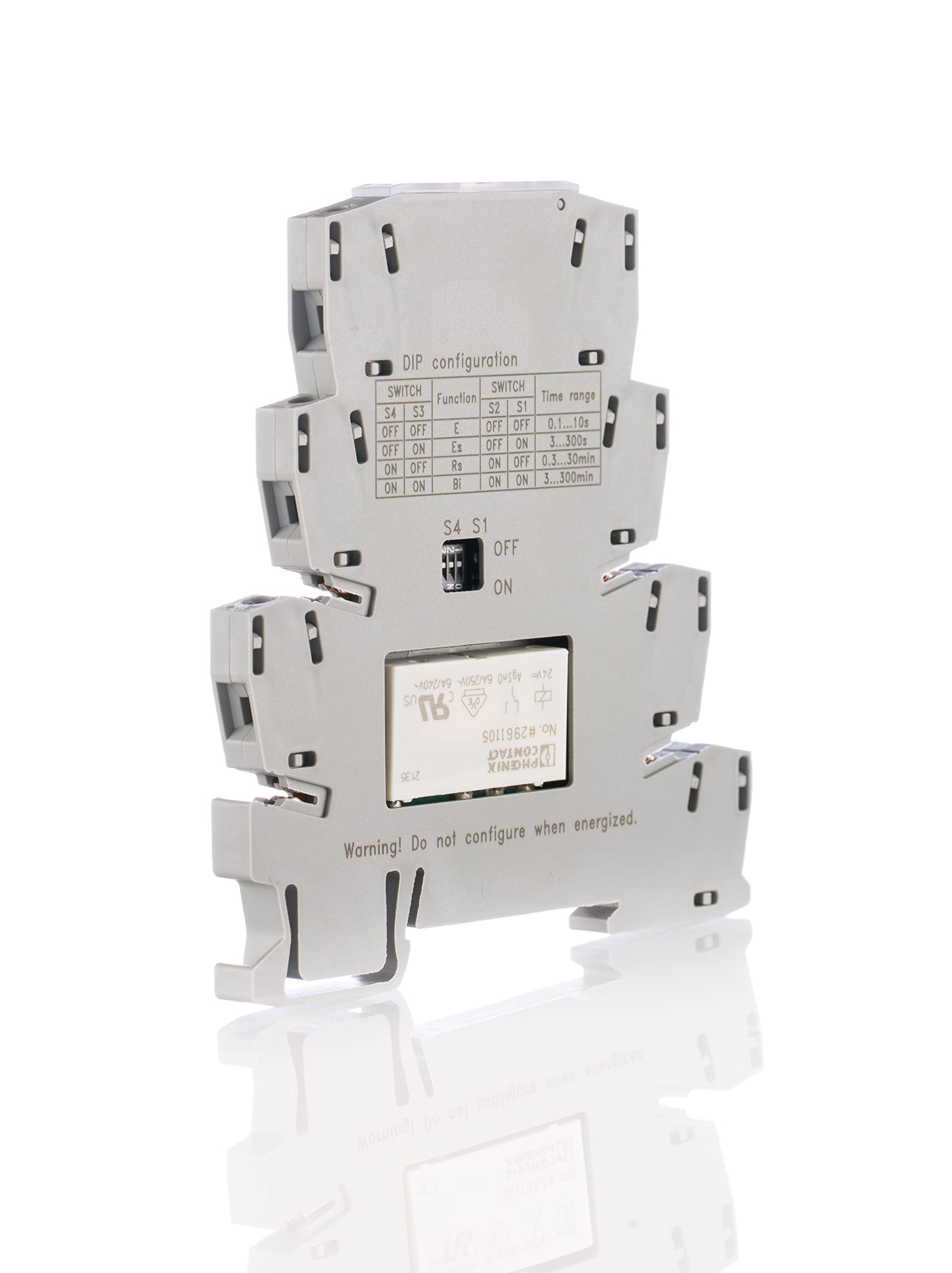 Phoenix Contact PLC-TR-1T-MUL-300M Zeitrelais, DIN-Hutschiene 19.2 to 30 V dc 230V ac, 0.1 s to 300 min, 1 Kont.