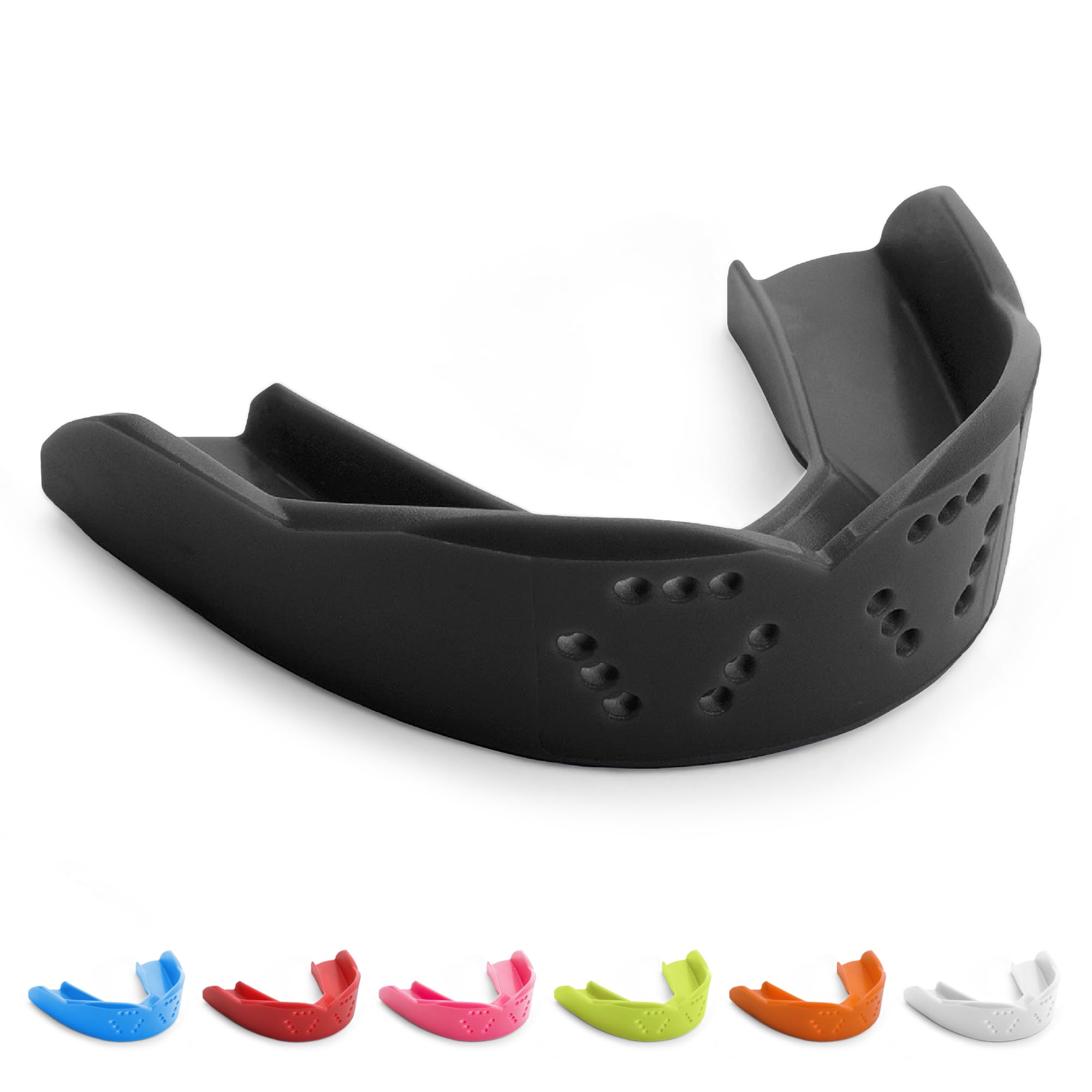 Charcoal Black SISU 3D Junior Mouth Guard