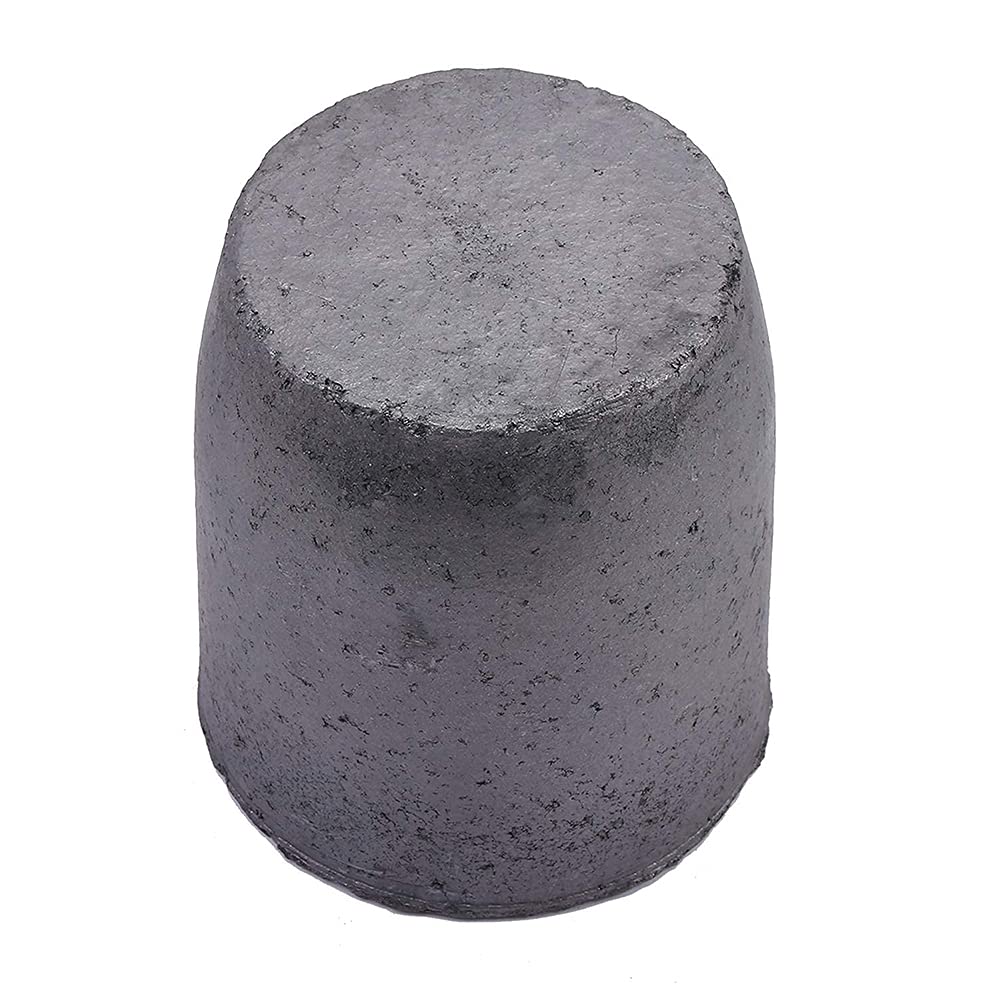 Crisol de grafito de carburo de silicio para fundición de oro, plata, latón, aluminio, ideal para aplicaciones de cobre de 12 kg o aluminio de 4 kg