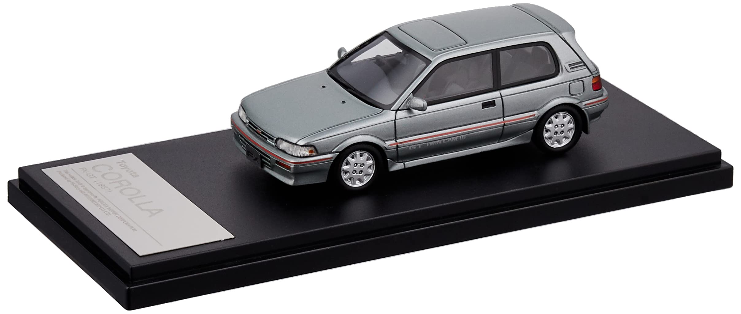 Hi Story 1/43 Toyota Corolla FX-GT 1987 Gray Metallic Finished