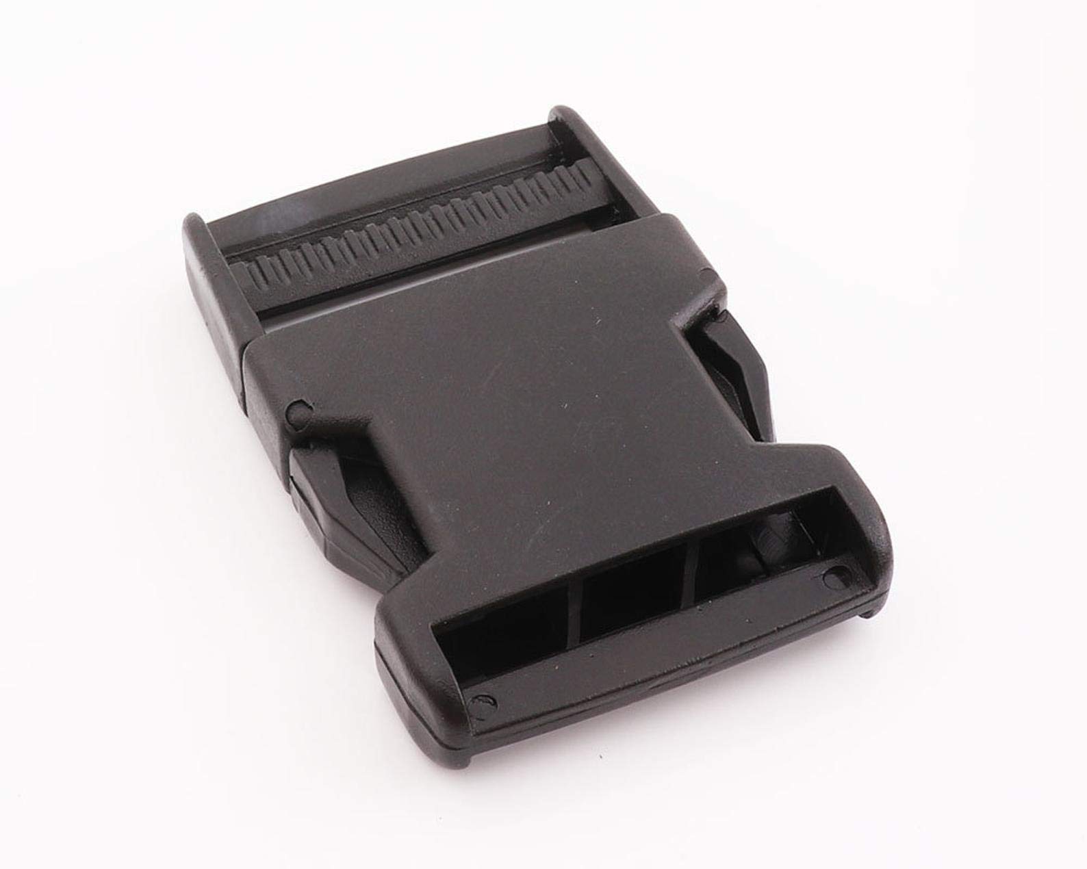 Padmashri Black Plastic Buckle,Locking Side Release Buckle,Bag Buckles, Webbing Buckles,Plastic Paracord Buckle,Lanyard Buckle - 1.5"（38mm (Black, 1.5 inch 25 PCS)