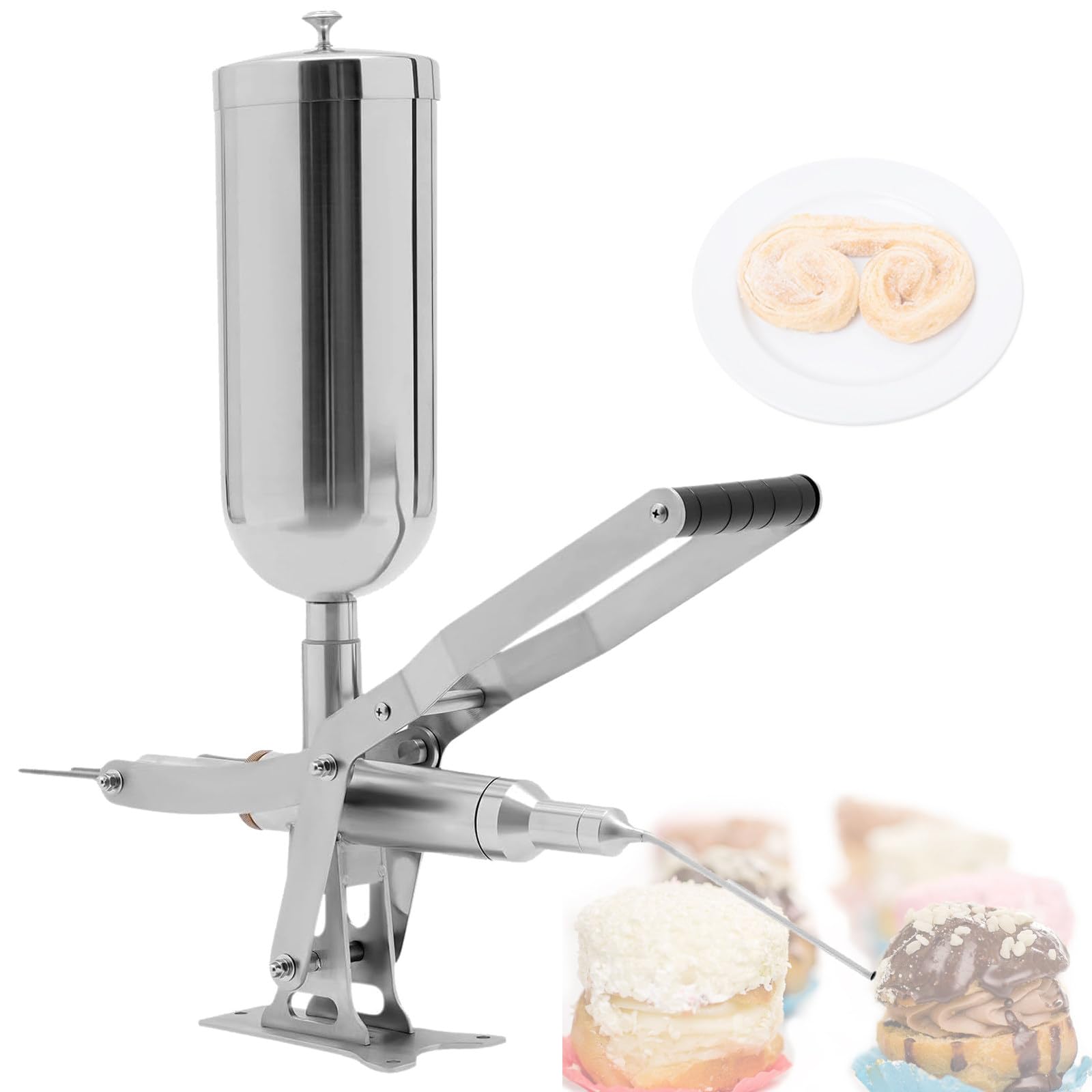 Machine à remplir donut injecteur manuel inox pour boulangerie