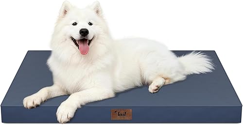 Miniatura 94 de Cama Ortopédica para Perros de Exterior para Perros Medianos y Gatos, Tapete Plano Impermeable para Mascotas con Espuma de Caja de Huevos y Funda