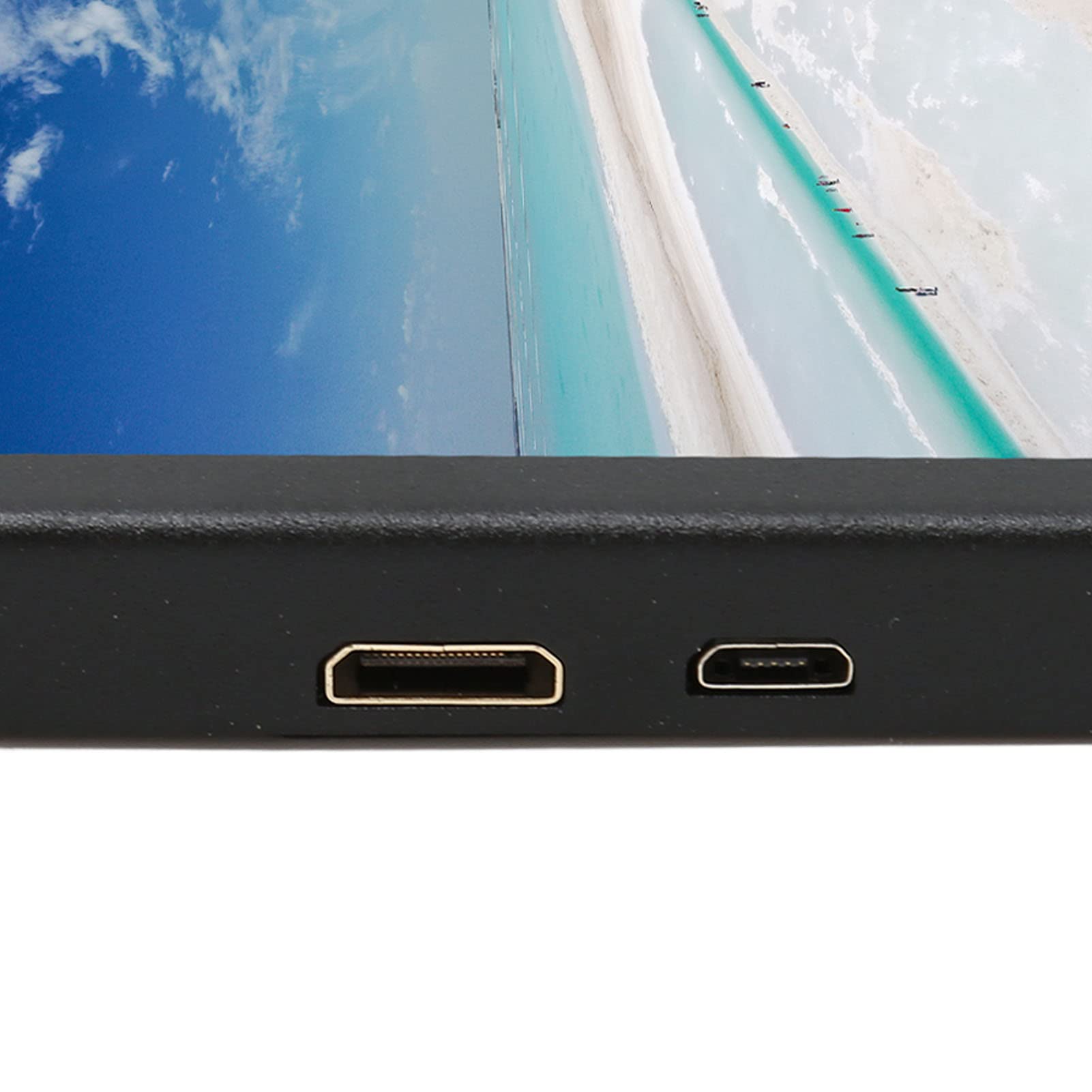Domary Przenośny 5-calowy Monitor 800x480 IPS LCD z metalową obudową Podwójne Głośniki do Komputera Laptop TV Konsola do Gier