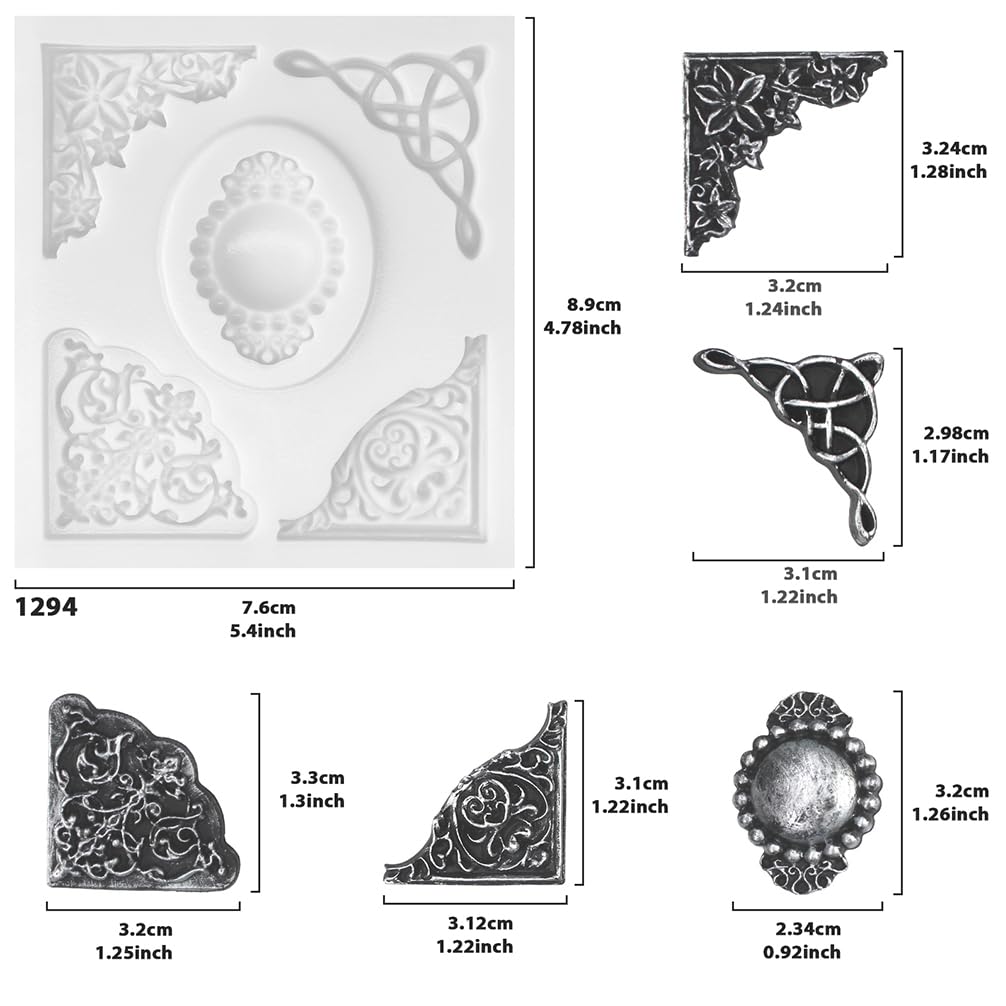 MOLDS  asiパレ　asimocrafts × 38expiore Amazon.com: Funshowcase Angel Tag Frame Corner Scrollwork