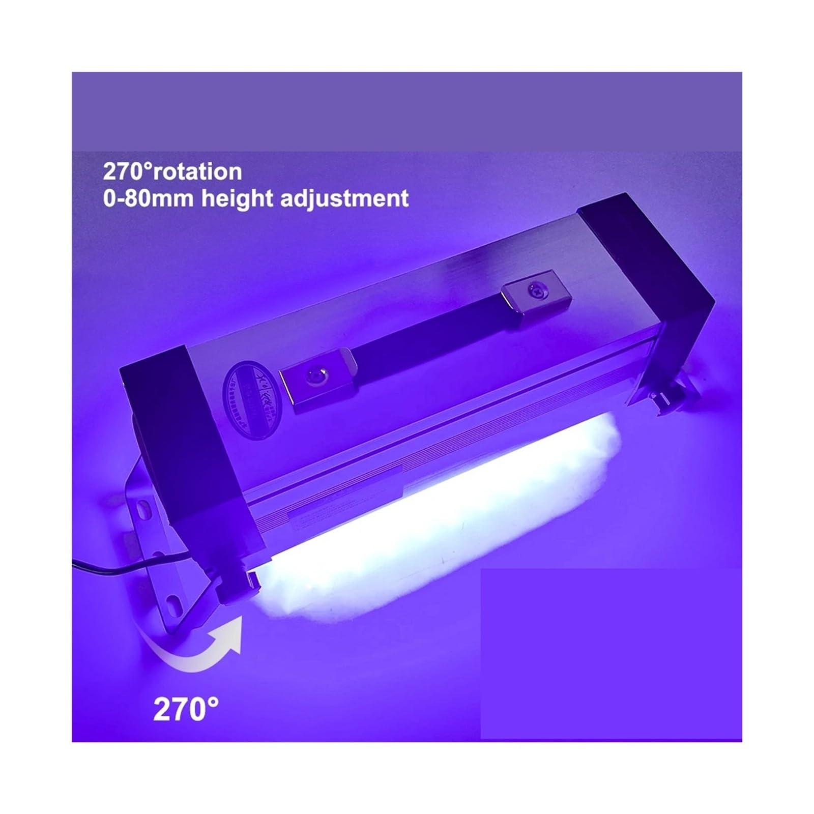 Lampa UV do utwardzania 365nm 395nm 405nm Klej Żywica Zielony olej Lutowanie Powłoka płytki PCB Ekran LCD Powszechnie używane(1600W,395nm)