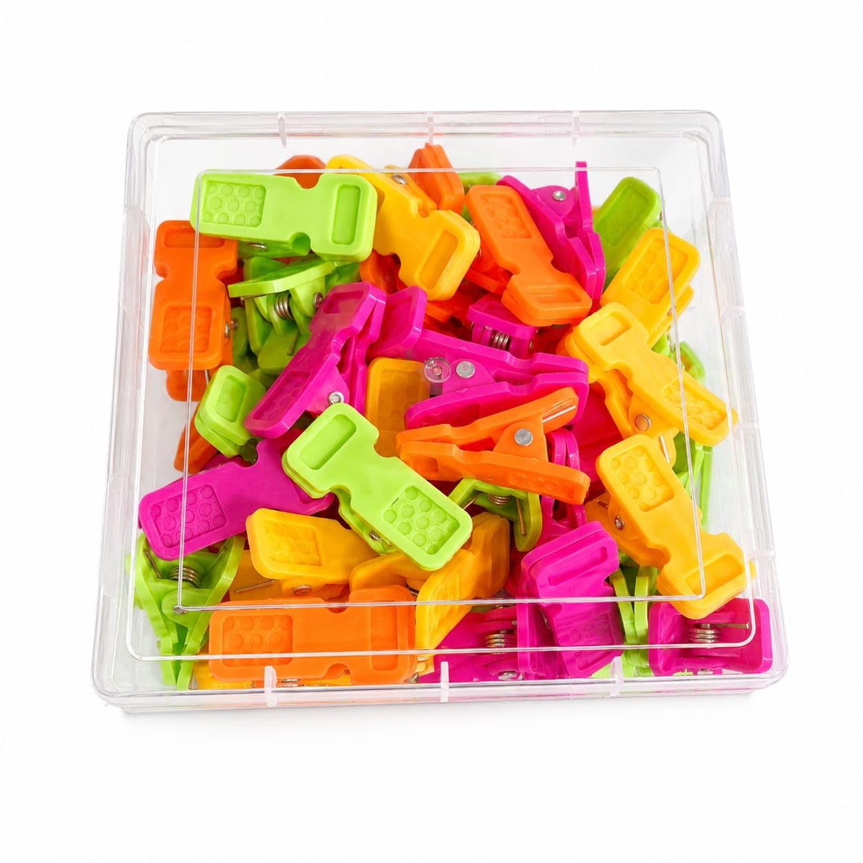 Heavy-Duty Plastic Cloth Clips for Drying Clothes - 40 Pieces (1 Box) | Rust-Free High-Tension Spring Cloth Pegs | Windproof Non-Slip Laundry Clips for Ropes, Stands & Hangers-image-32