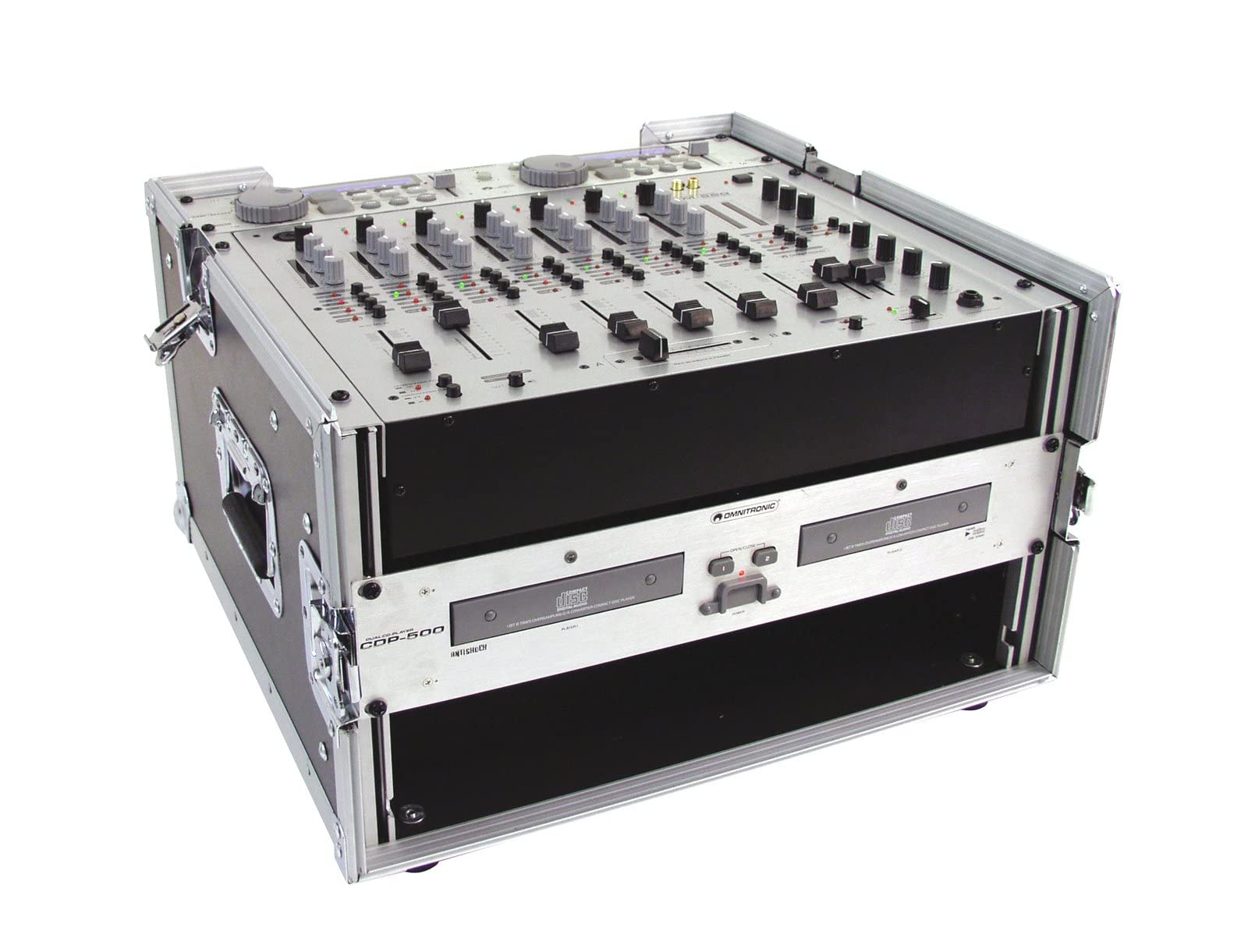 ROADINGER Spezial-Kombi-Case Profi, 4HE | Flightcase für 483-mm-Geräte (19")